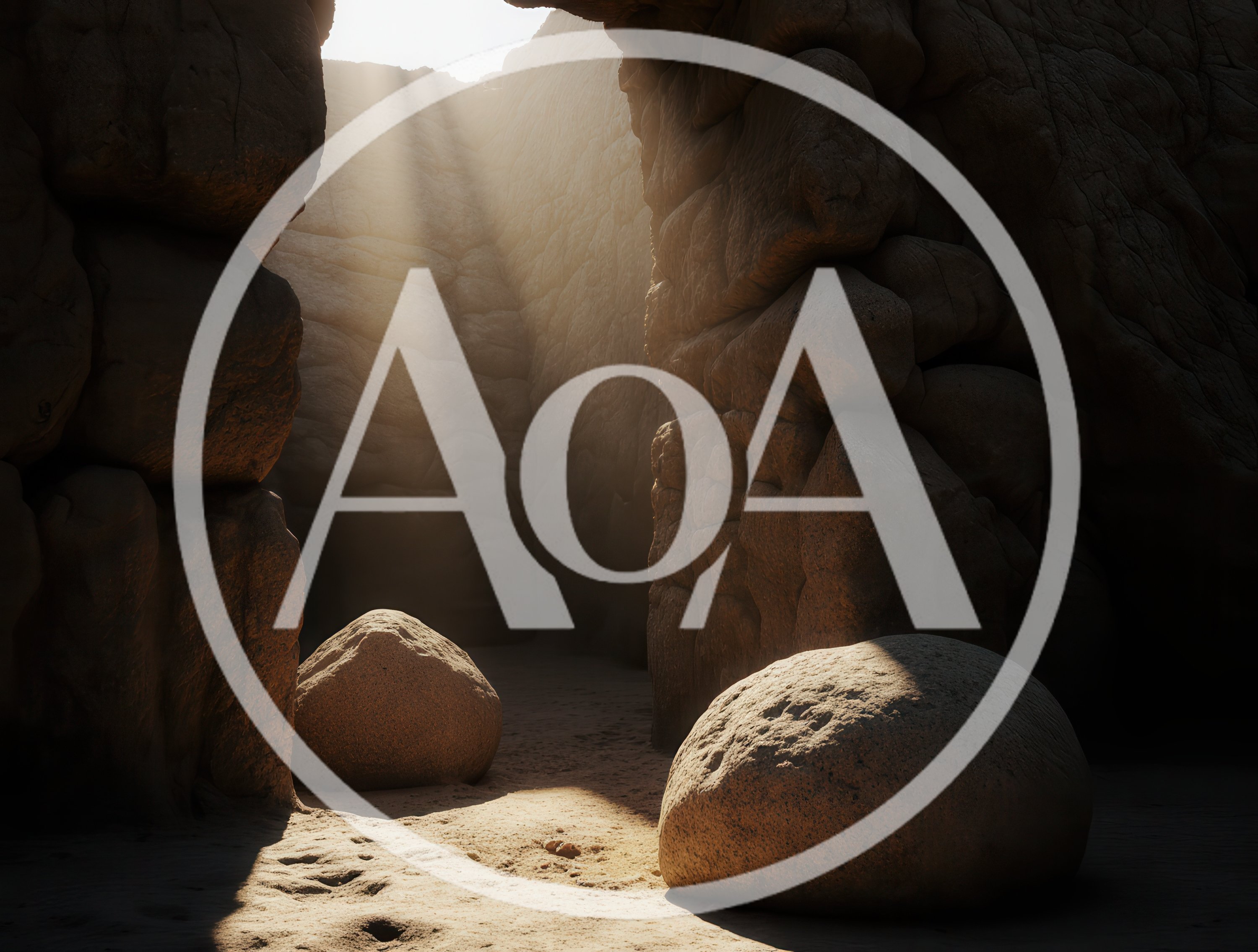 Sunlight Streaming Through A Natural Rock Archway