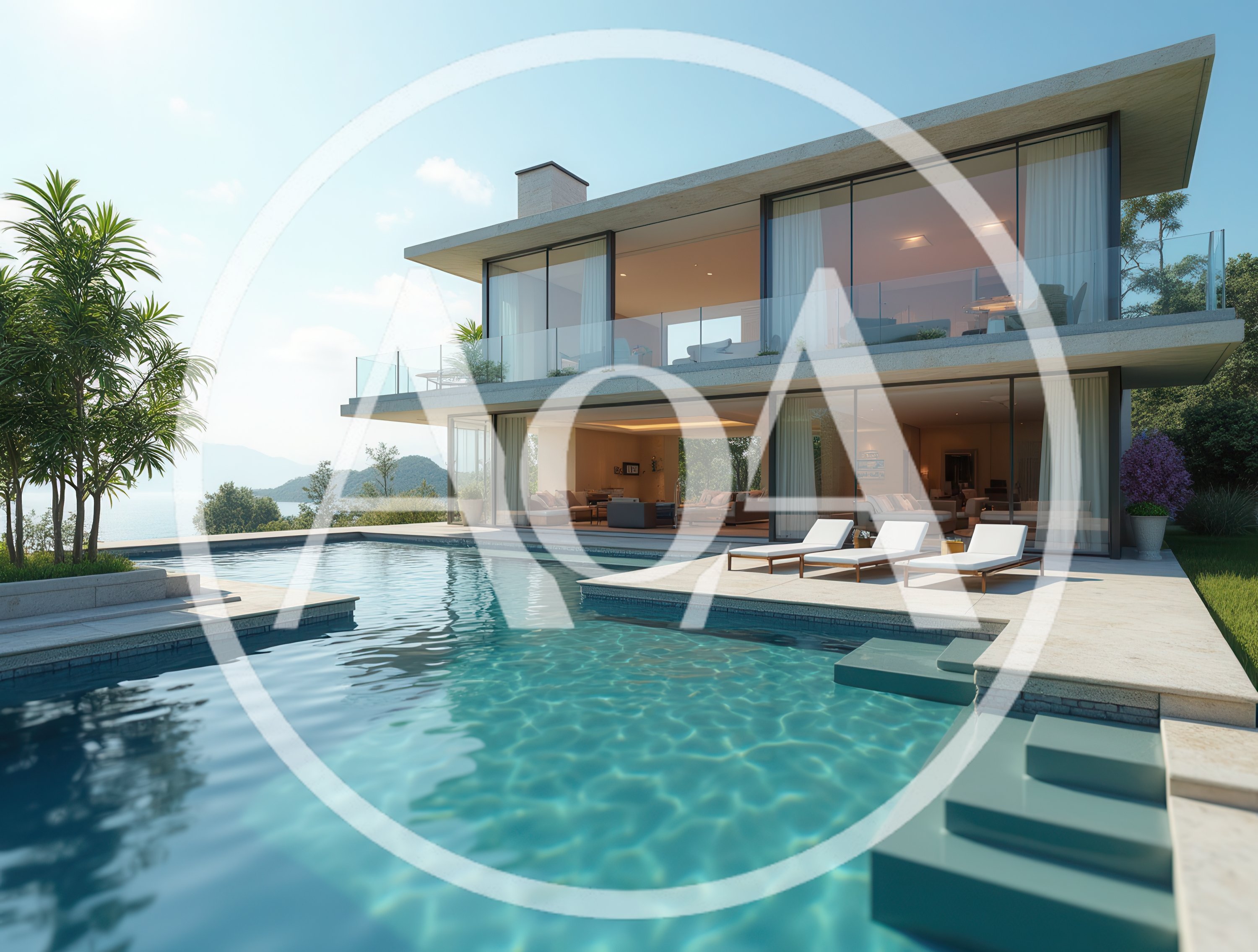 Modern Luxury Villa With Infinity Pool And Ocean View
