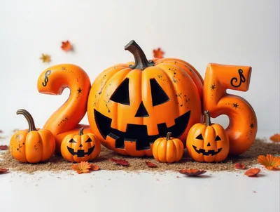 Halloween 2025 Decorative Pumpkin Display