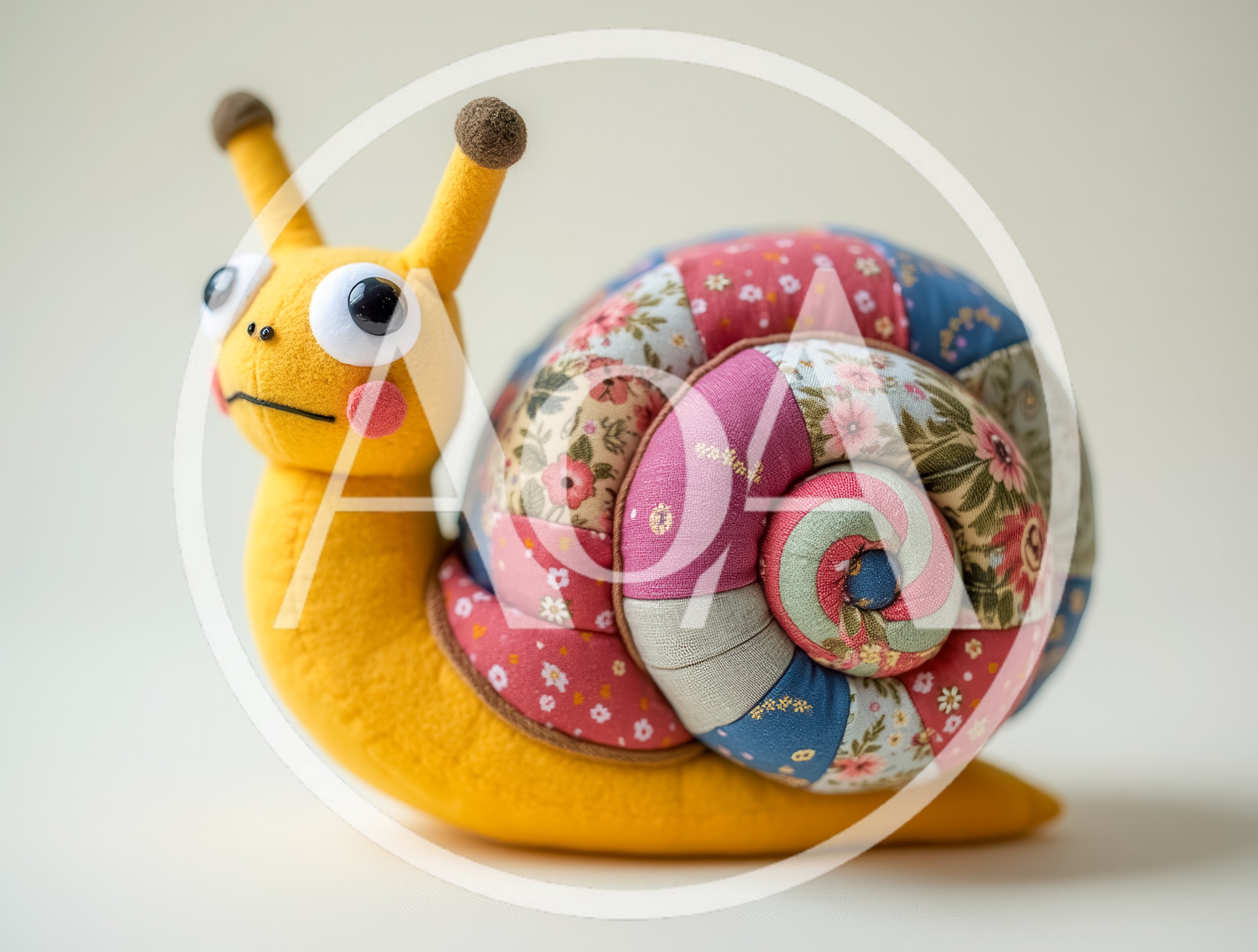 Handmade Fabric Snail Plush Toy