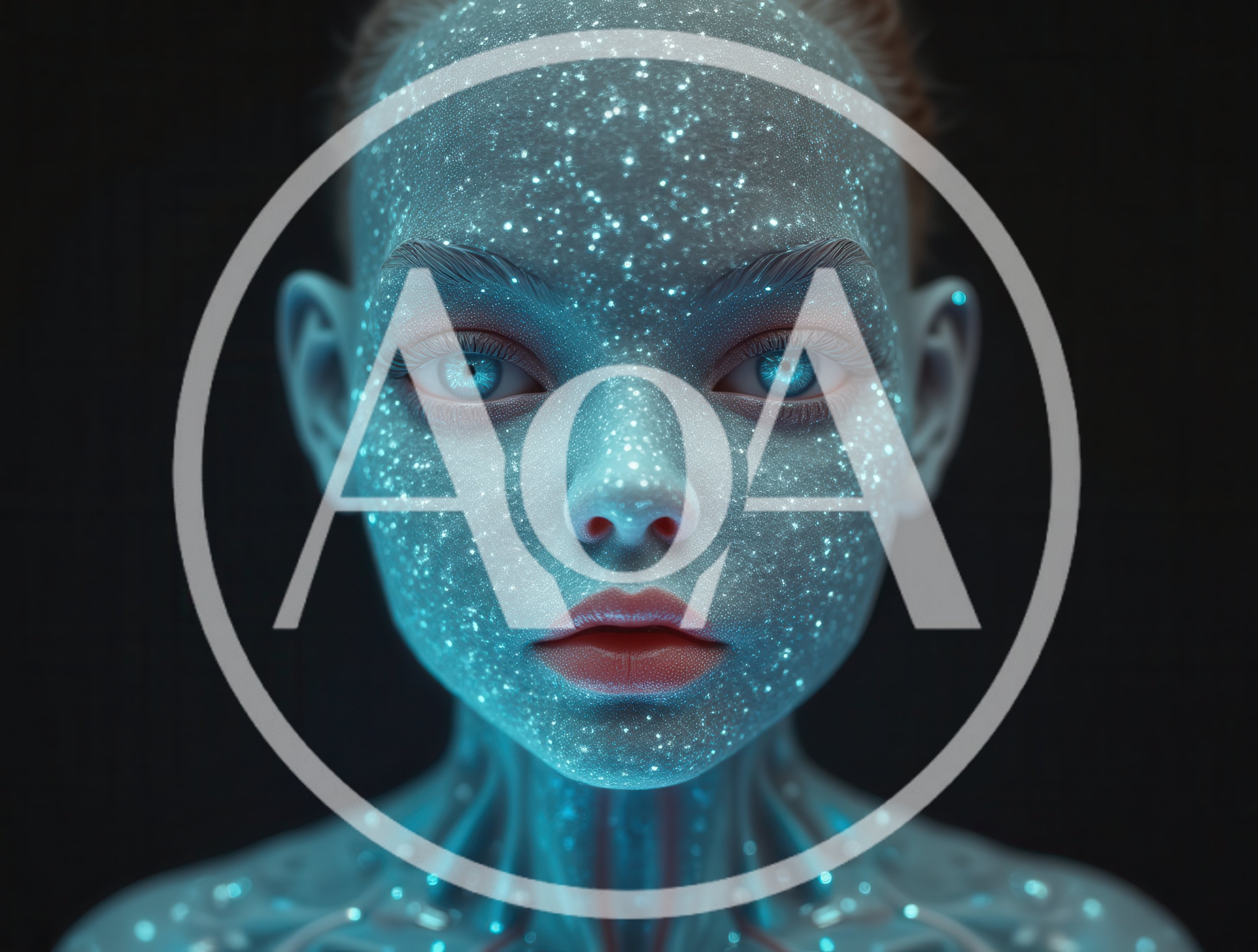 Portrait Of A Futuristic Cosmic Humanoid Being