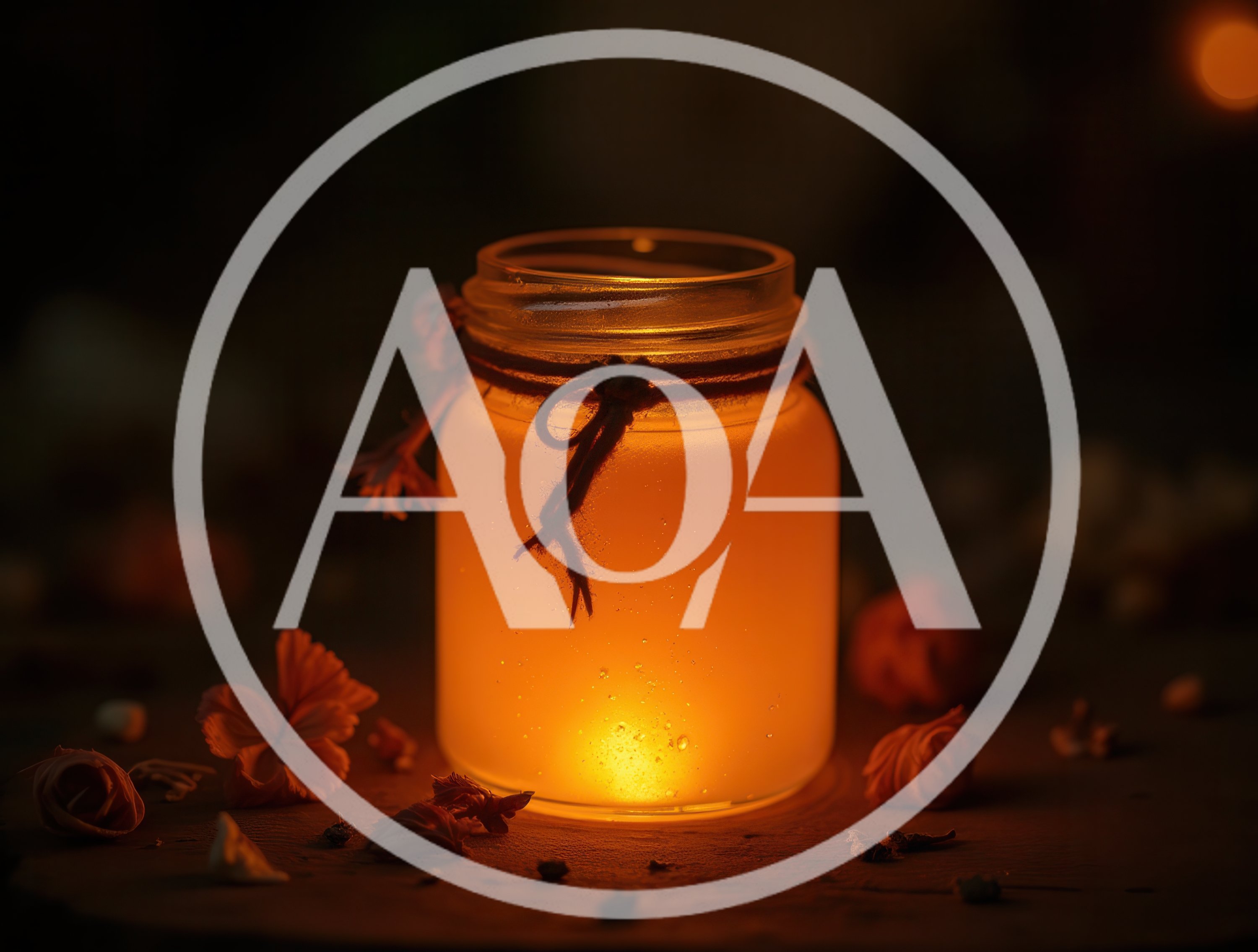 Glowing Glass Jar Lantern With Rustic Twine Decoration