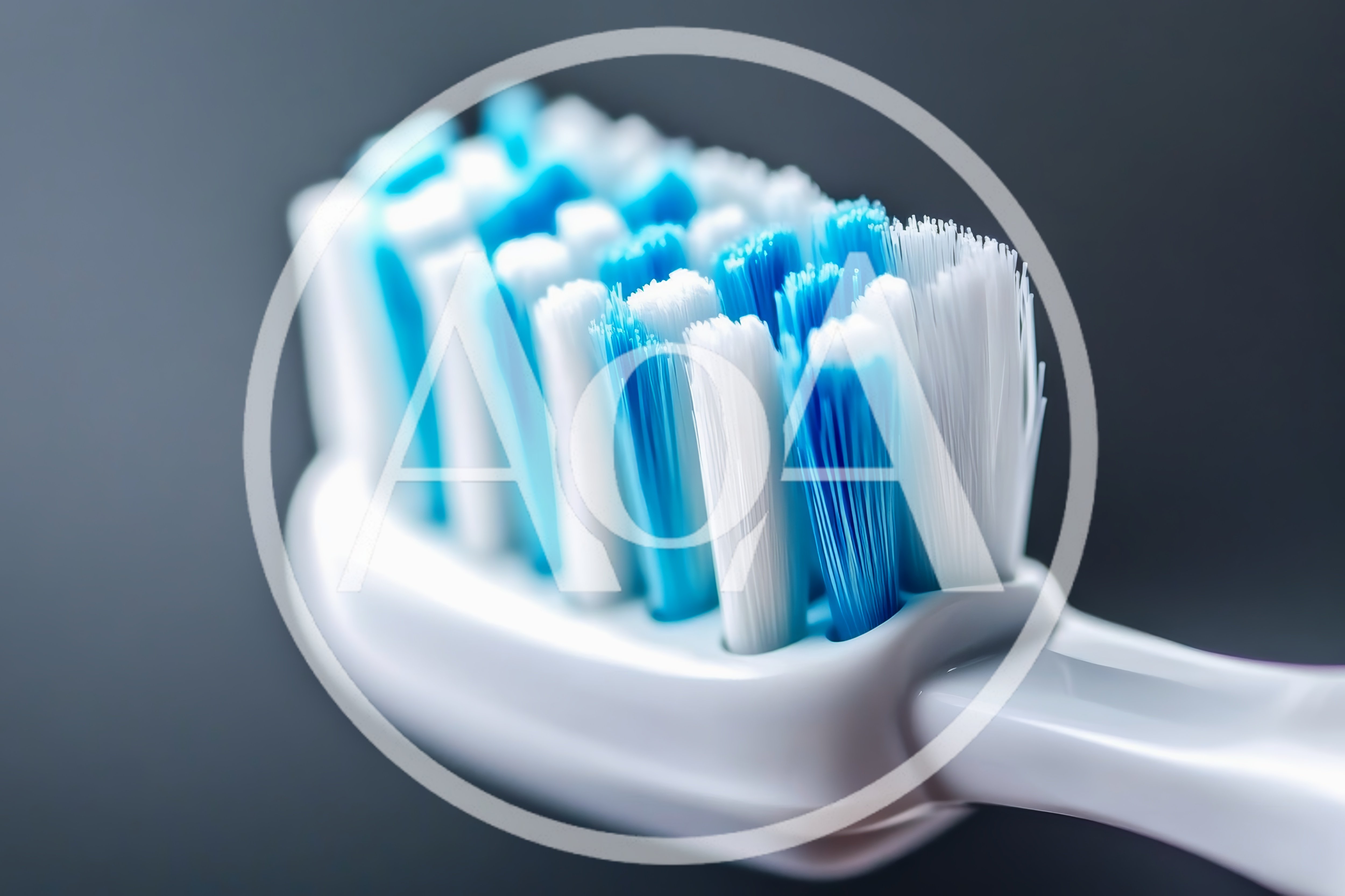 Close Up Of A Toothbrush Bristles