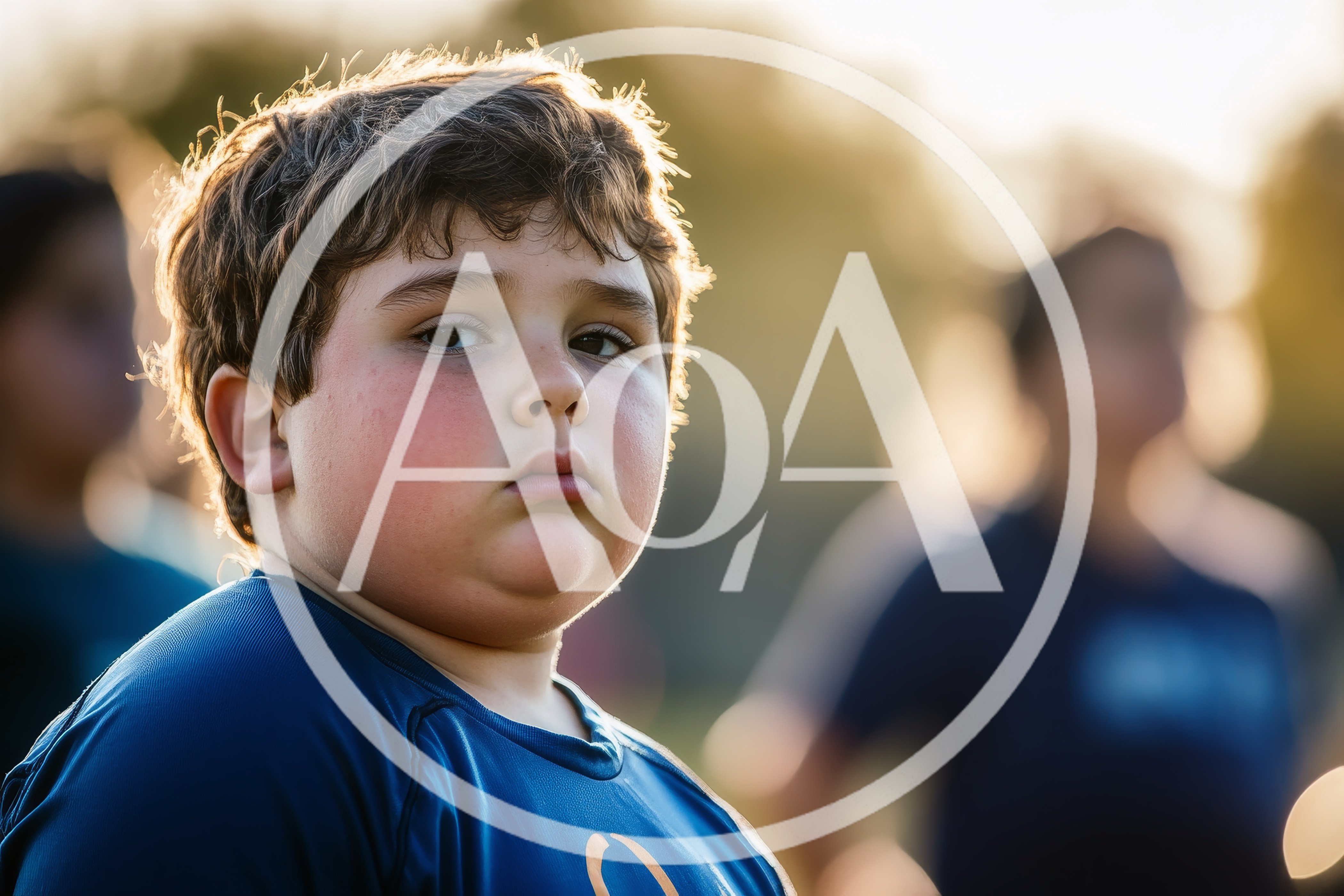 Portrait Of A Young Boy Outdoors