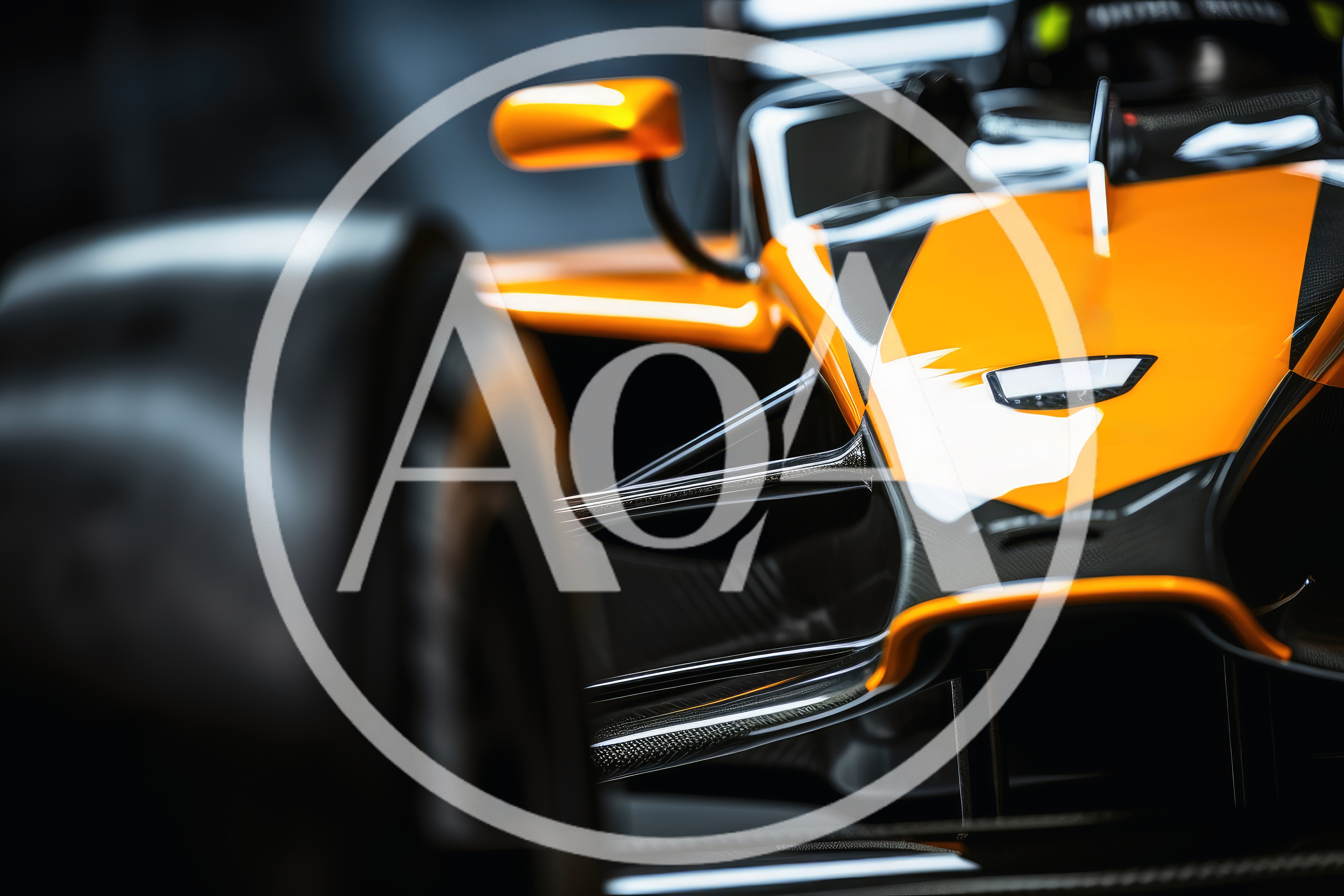 Close Up Of Formula One Racing Car Suspension