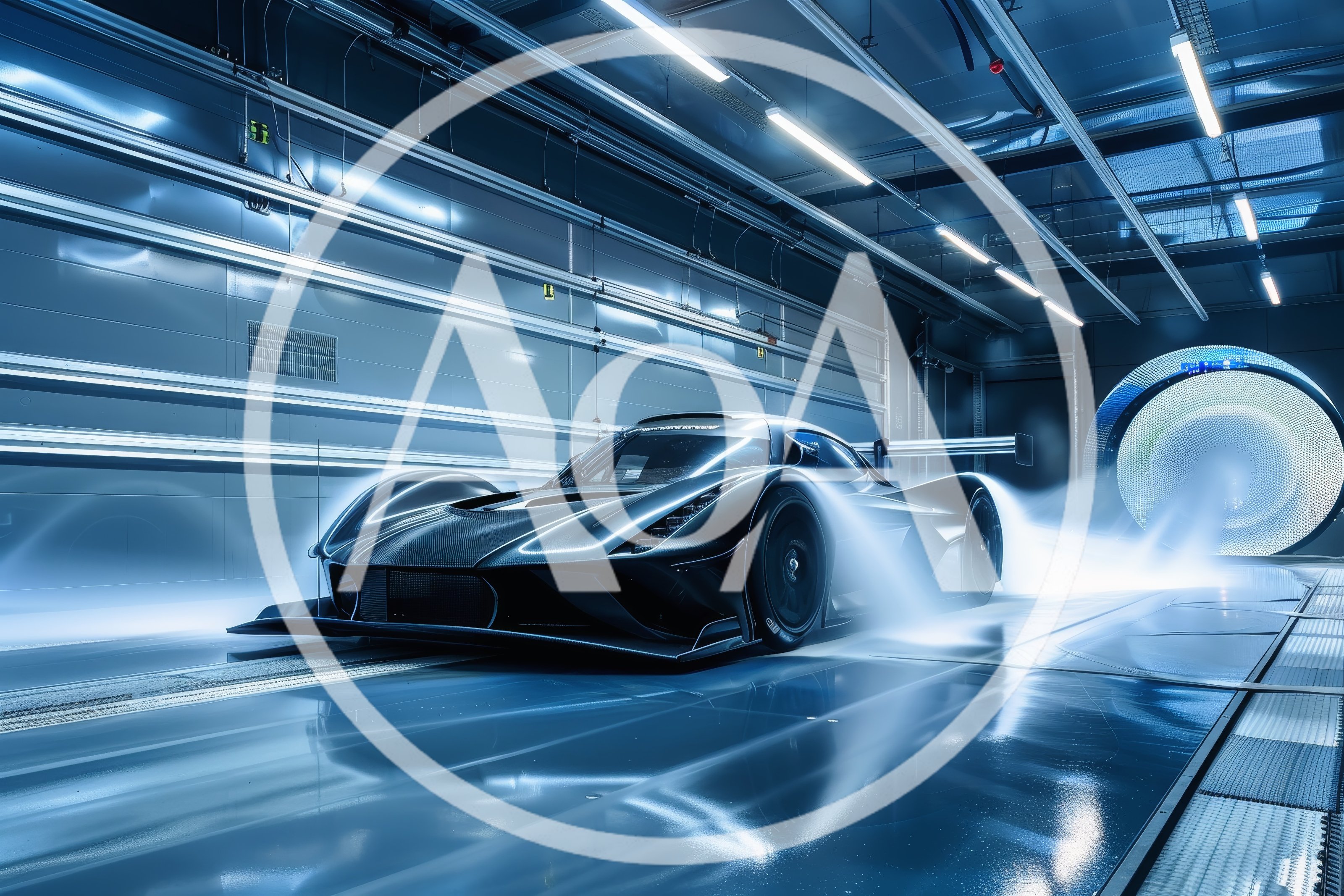 Carbon Fiber Hypercar Testing In Wind Tunnel