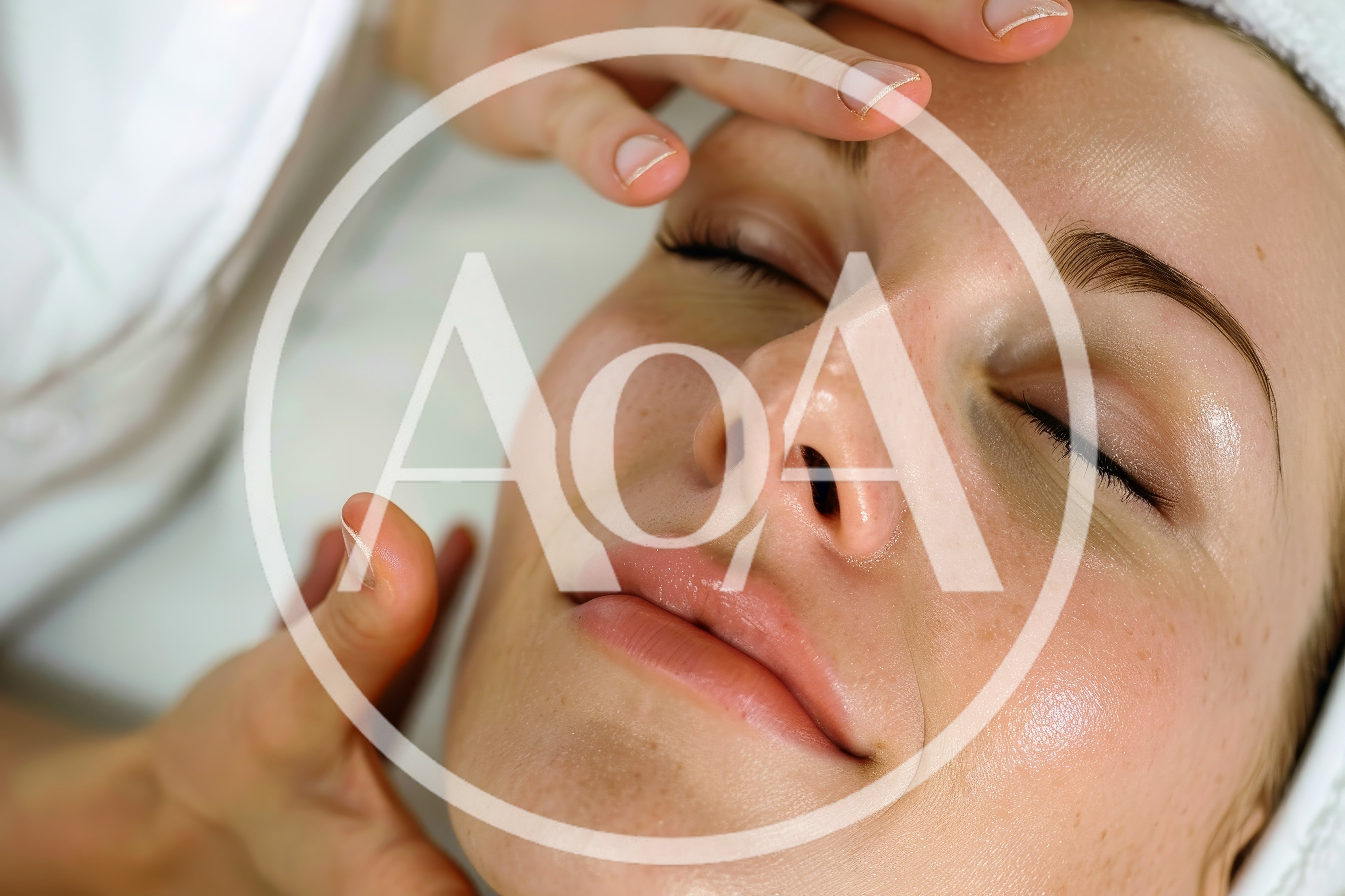 Professional Facial Massage Treatment In A Spa