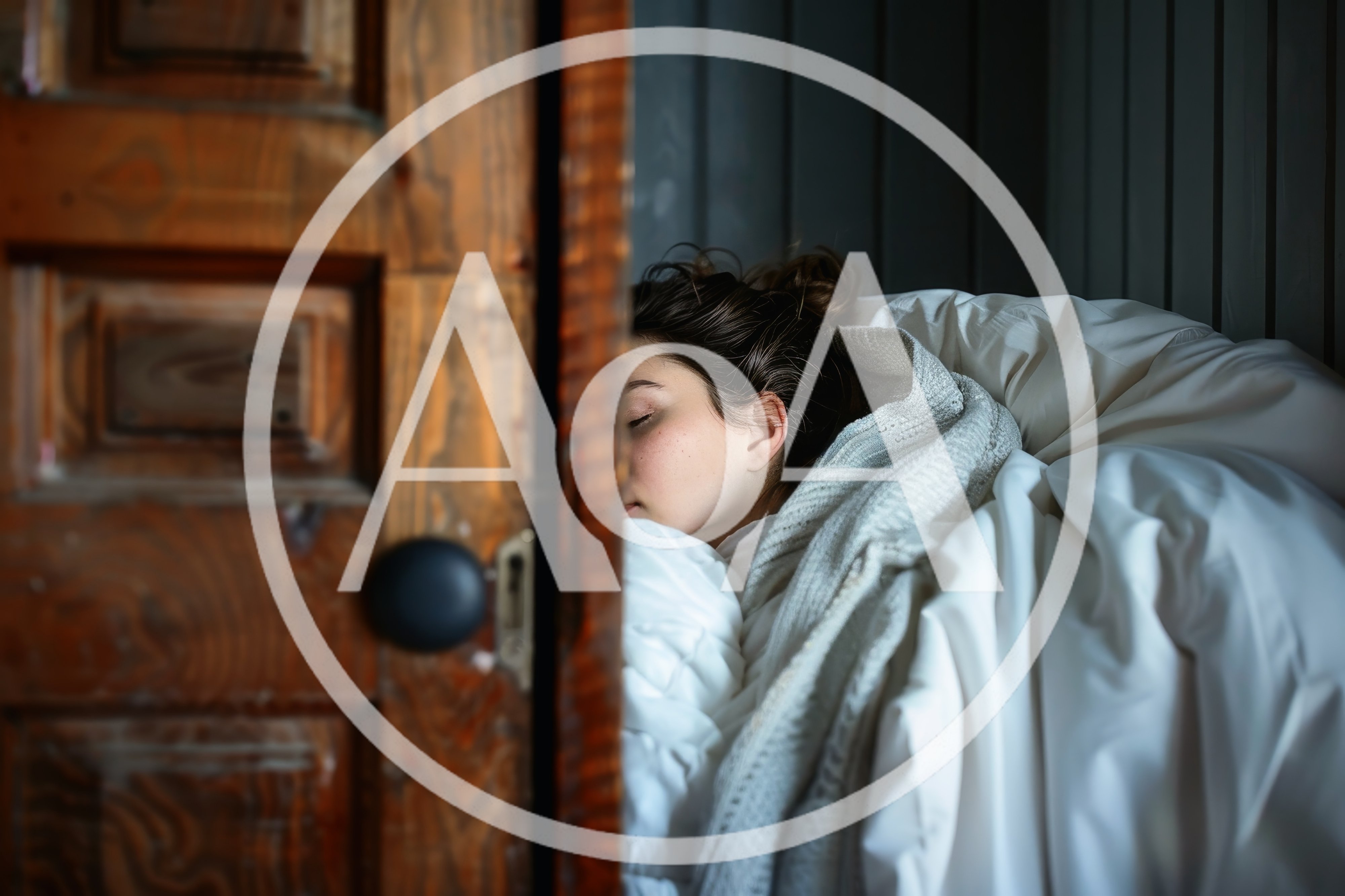 Young Woman Sleeping Peacefully In Bed