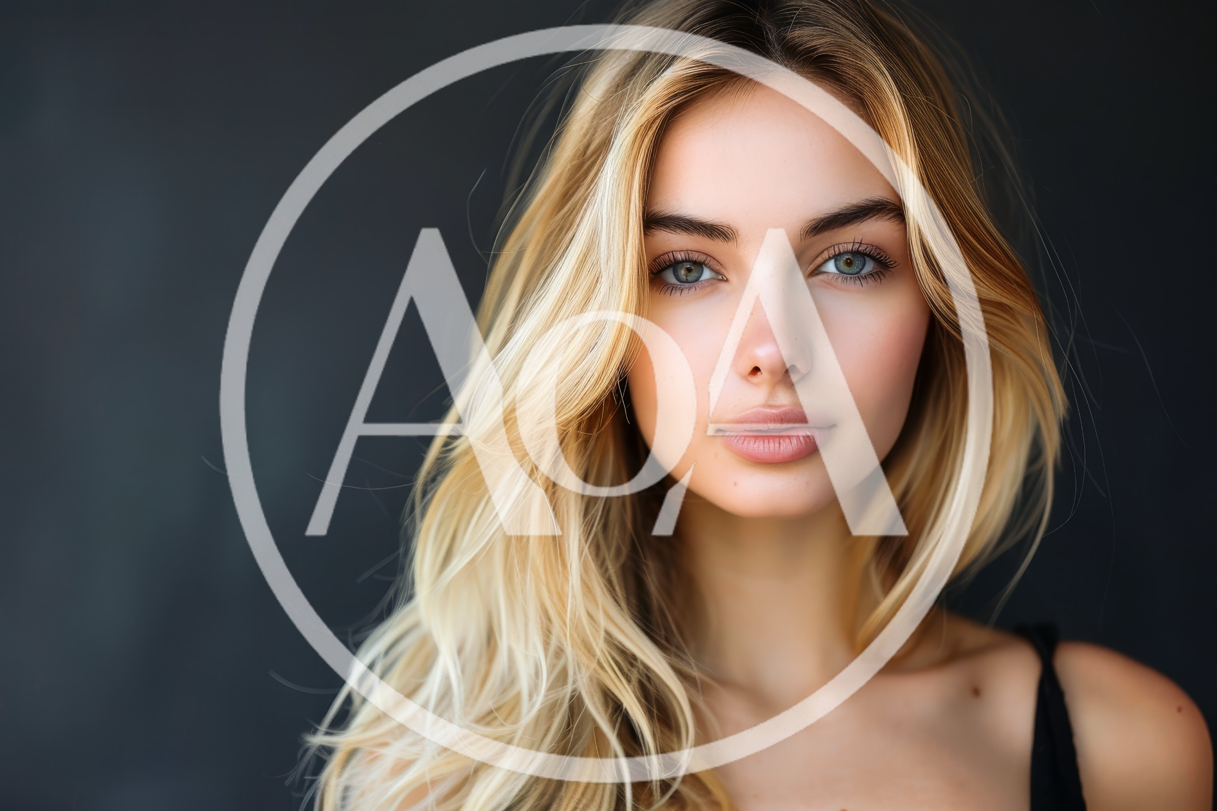 Portrait Of A Beautiful Young Blonde Woman