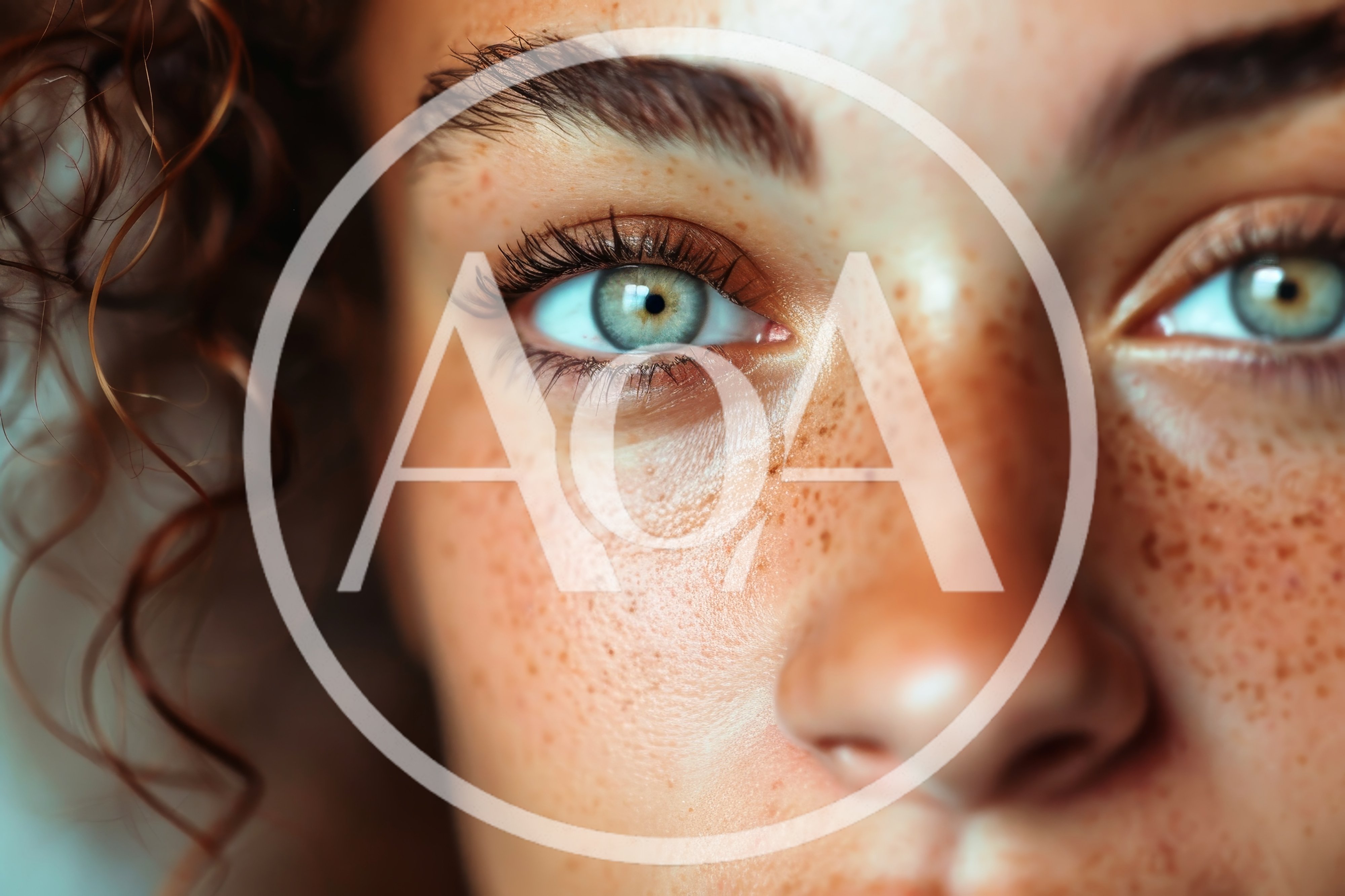 Extreme Close Up Of A Woman With Green Eyes