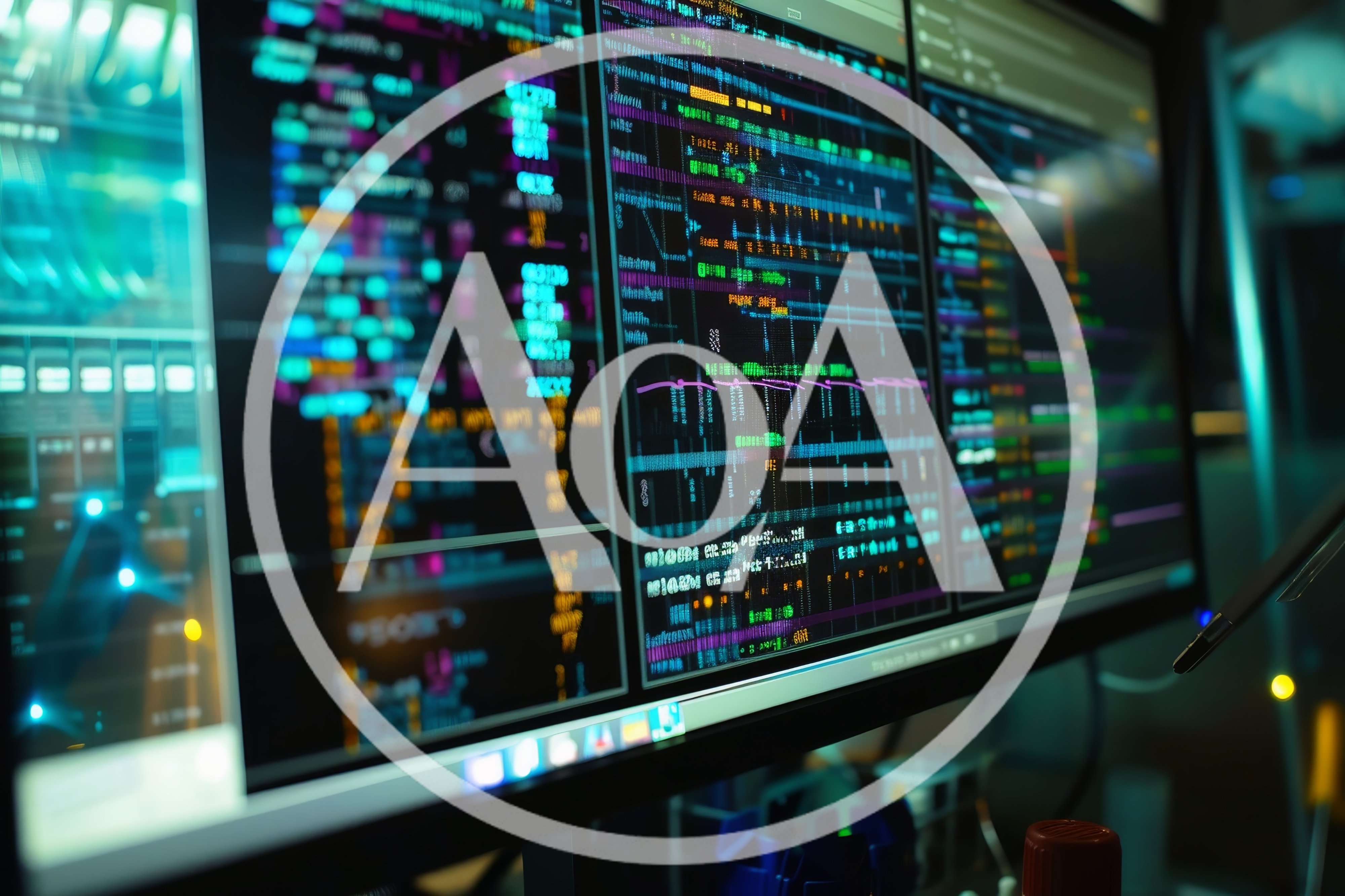 Digital Data Analysis On Multiple Computer Monitors