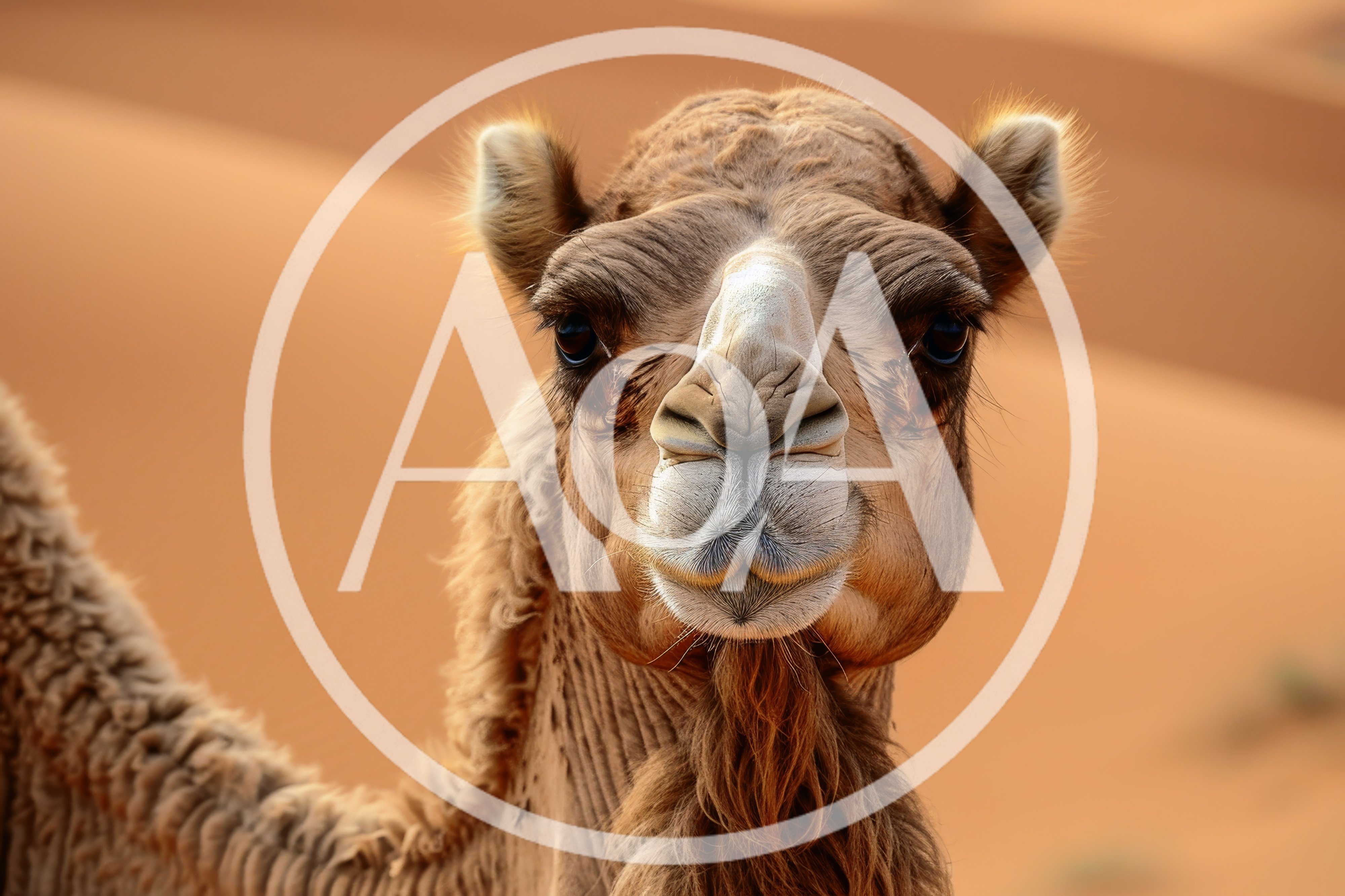 Close Up Portrait Of A Dromedary Camel