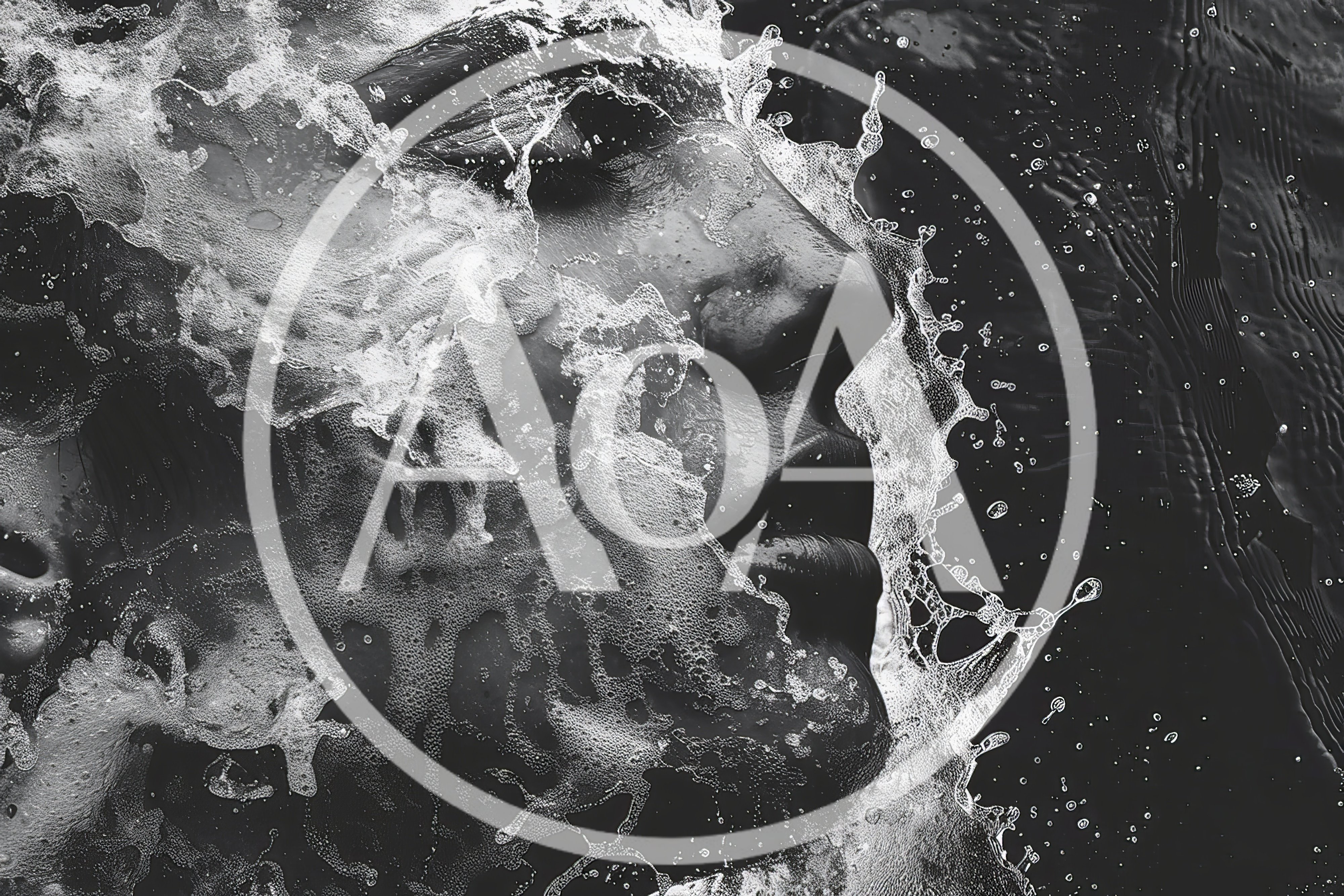 Close Up Of A Woman Submerged In Water