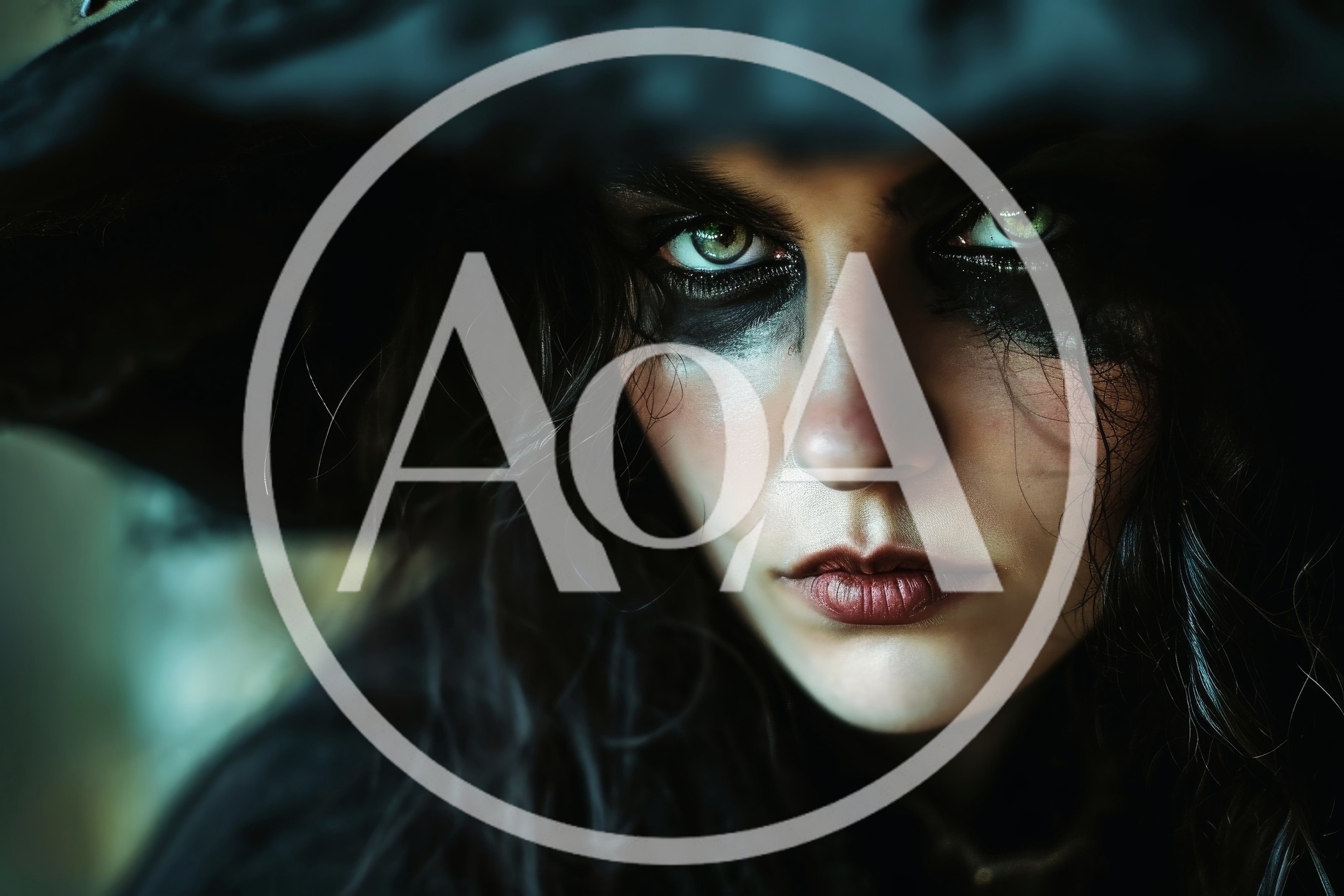Close Up Portrait Of A Mysterious Witch