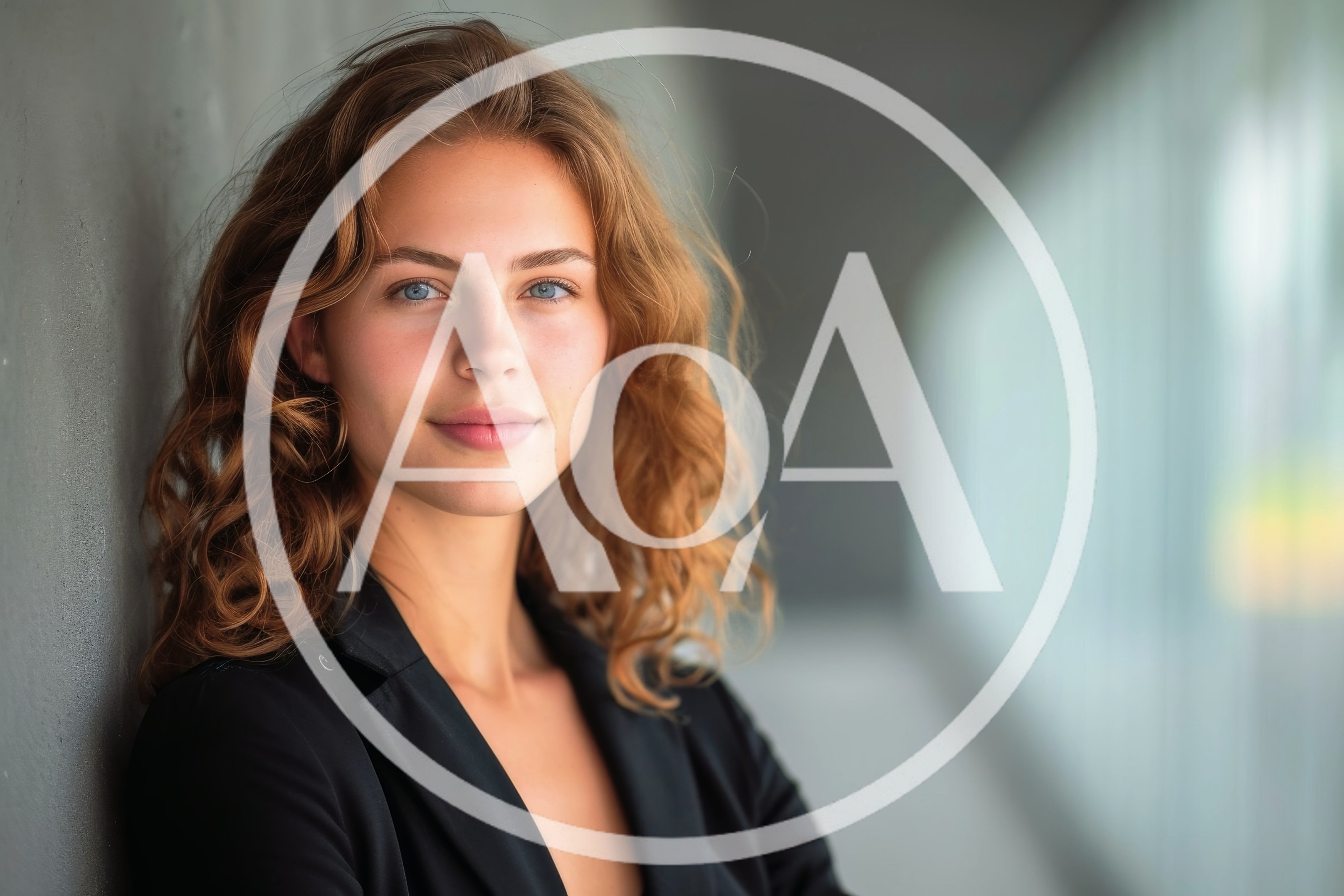 Portrait Of A Young Professional Woman In Business Attire
