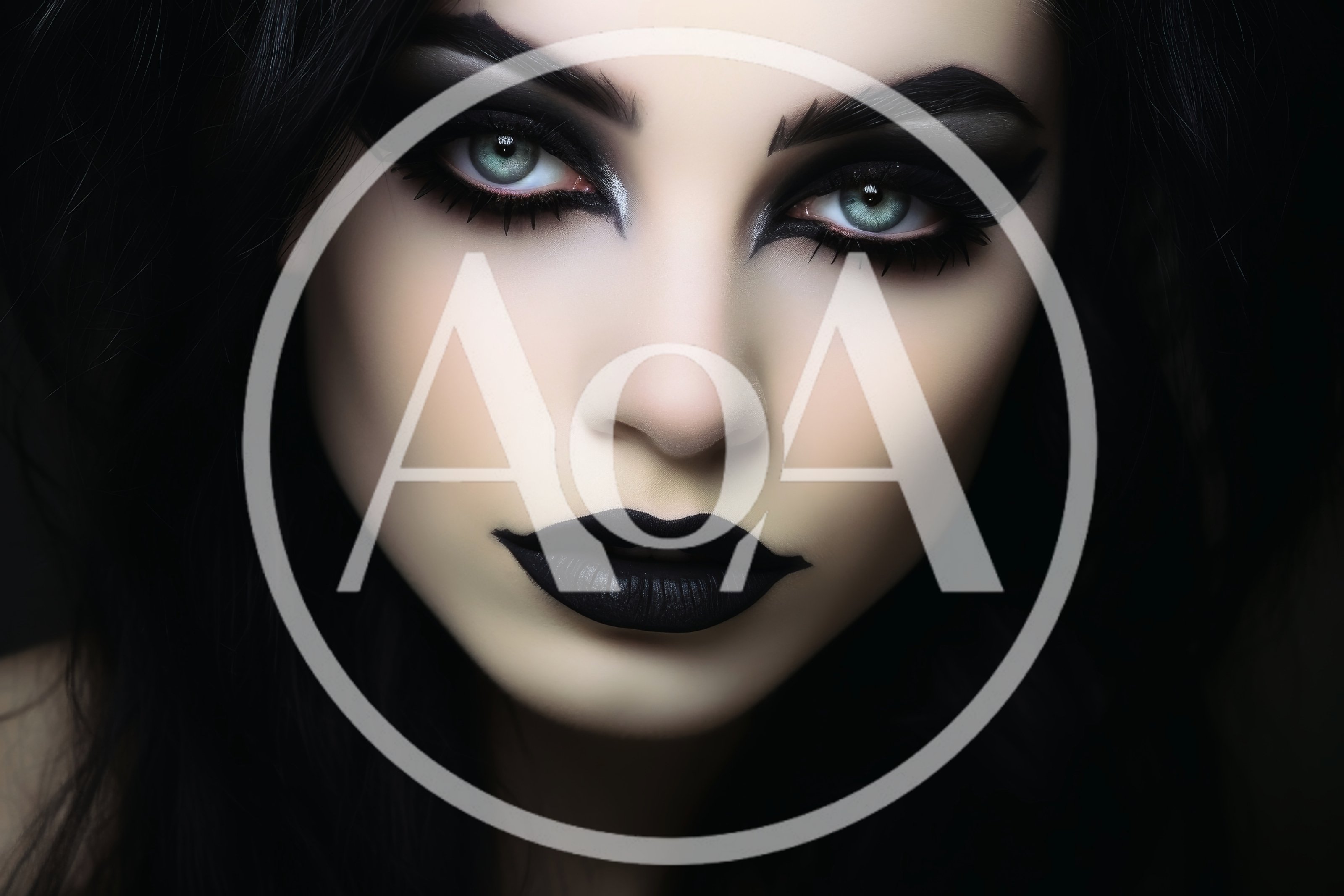 Portrait Of A Woman With Gothic Makeup