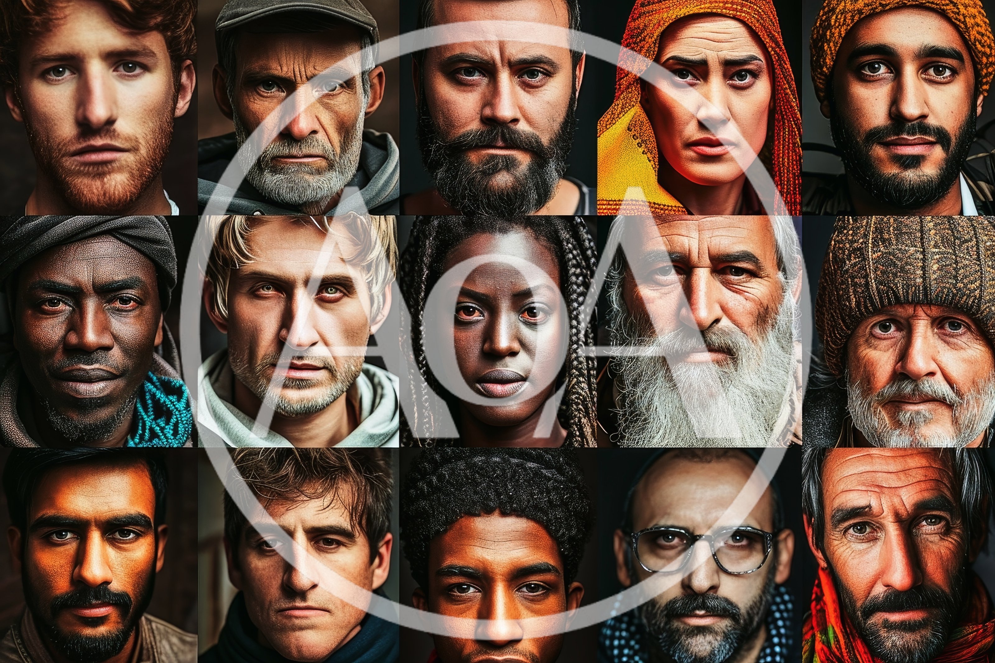 Diverse Portraits Of People From Various Cultures