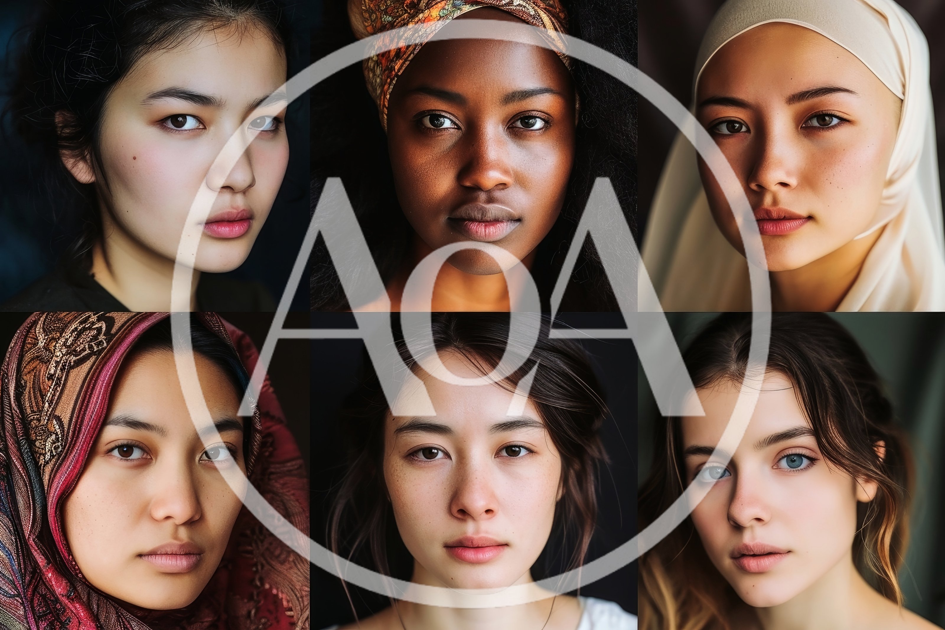 Diverse Portraits Of Women From Various Cultural Backgrounds