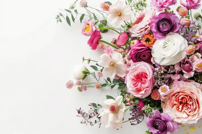 Elegant Floral Arrangement With Pink And White Flowers