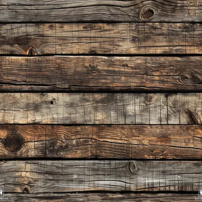 Rustic Weathered Wooden Planks Texture Background