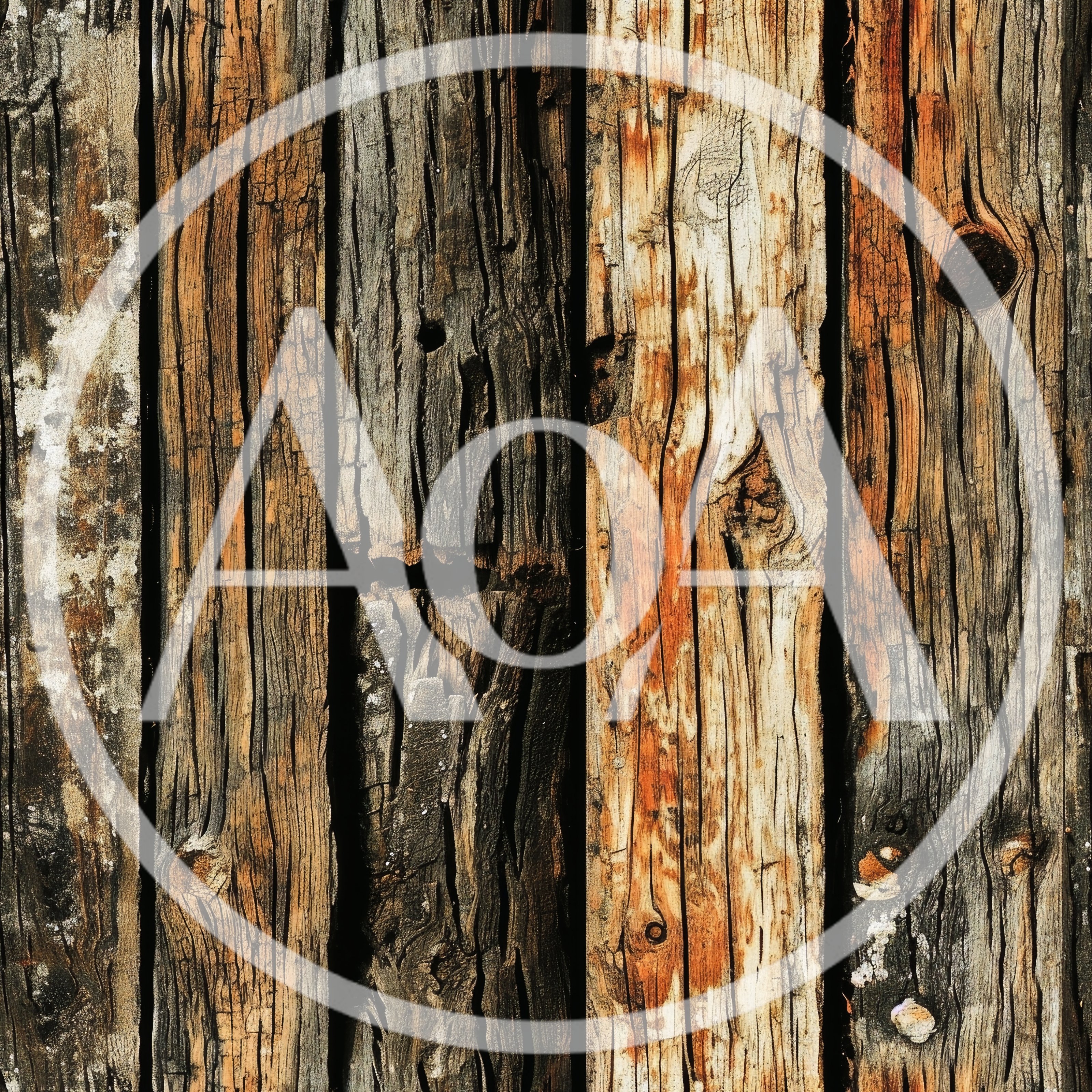 Weathered Vertical Wooden Planks Texture Background