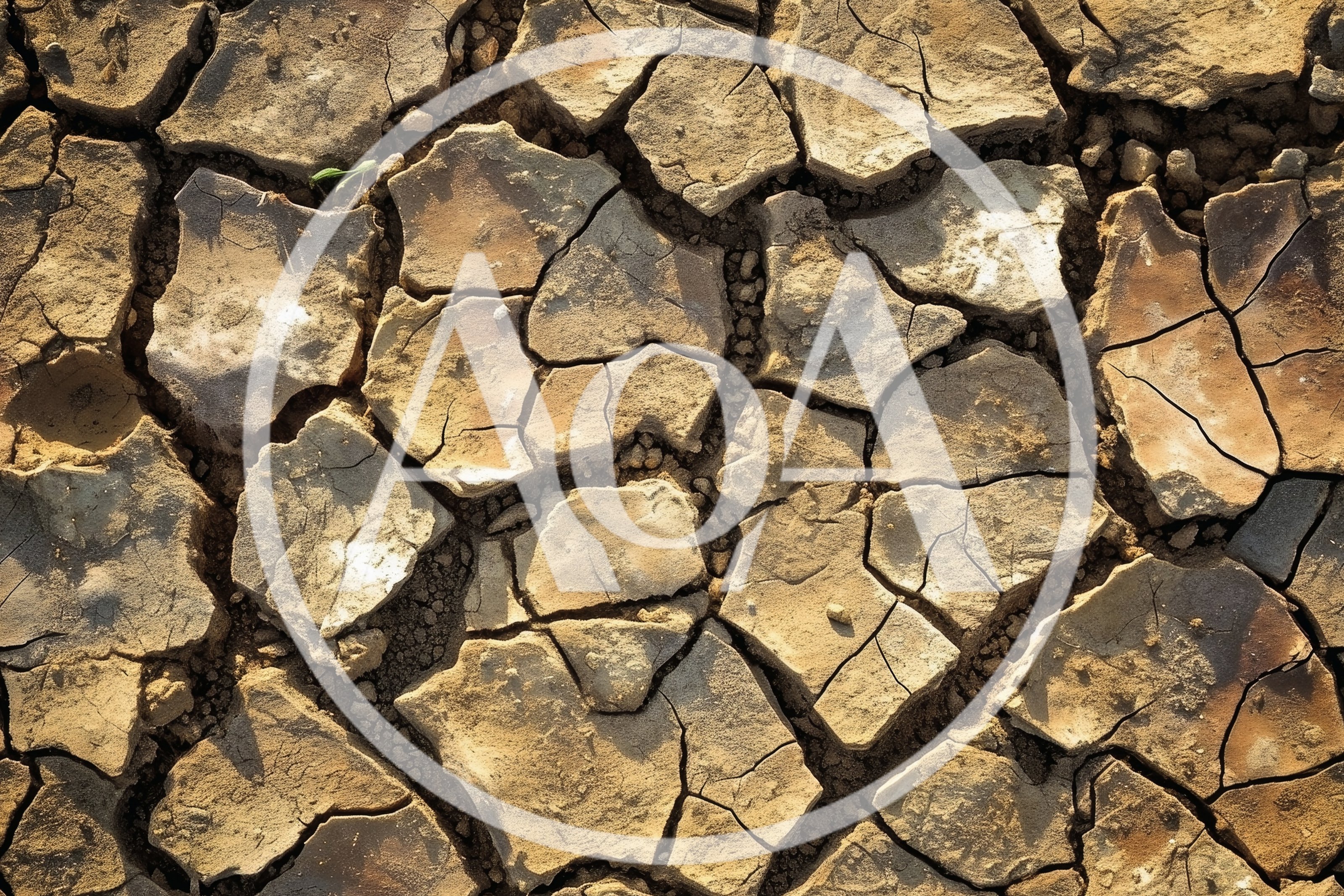 Dry Cracked Earth Texture Background