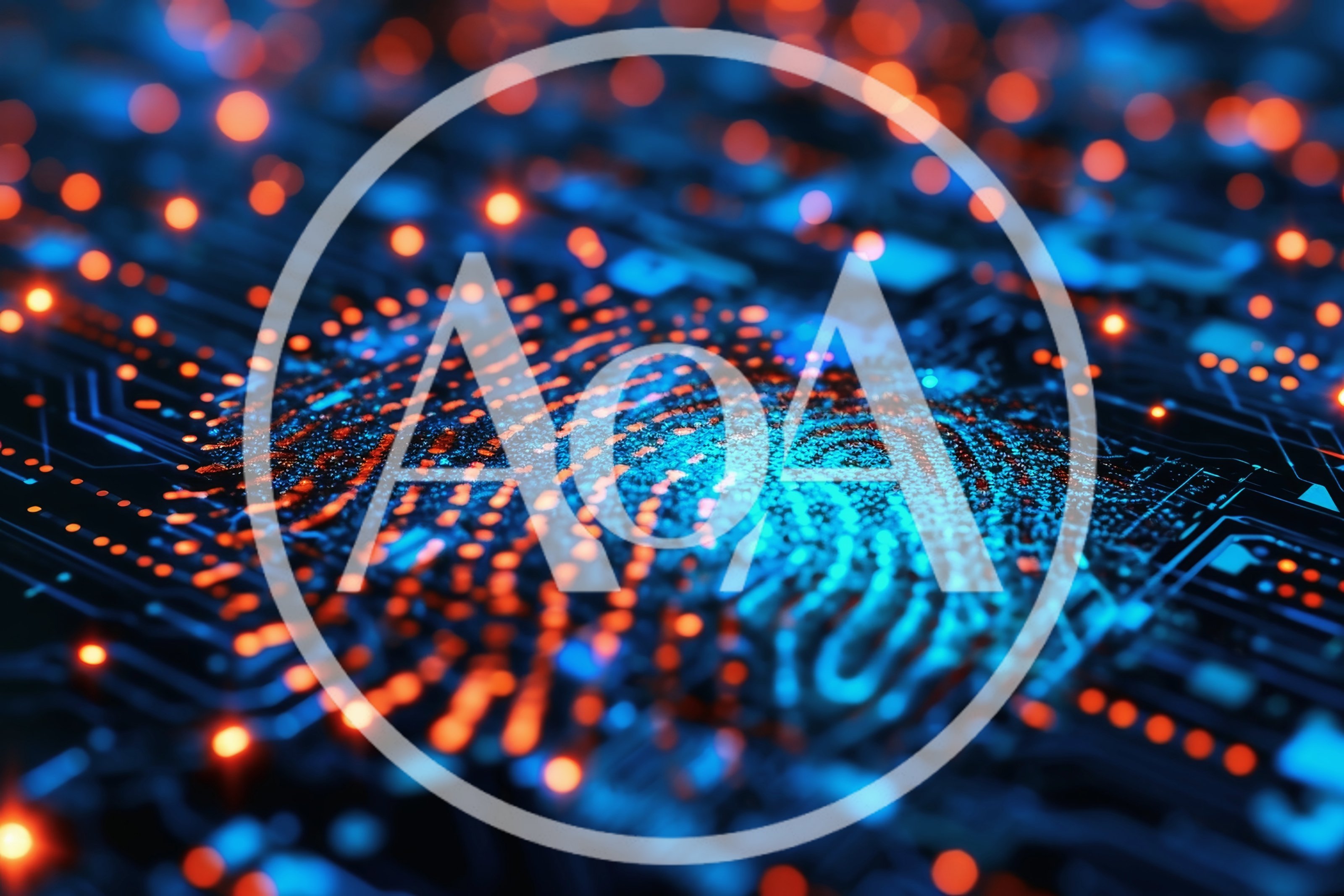 Digital Fingerprint Biometric Security Concept