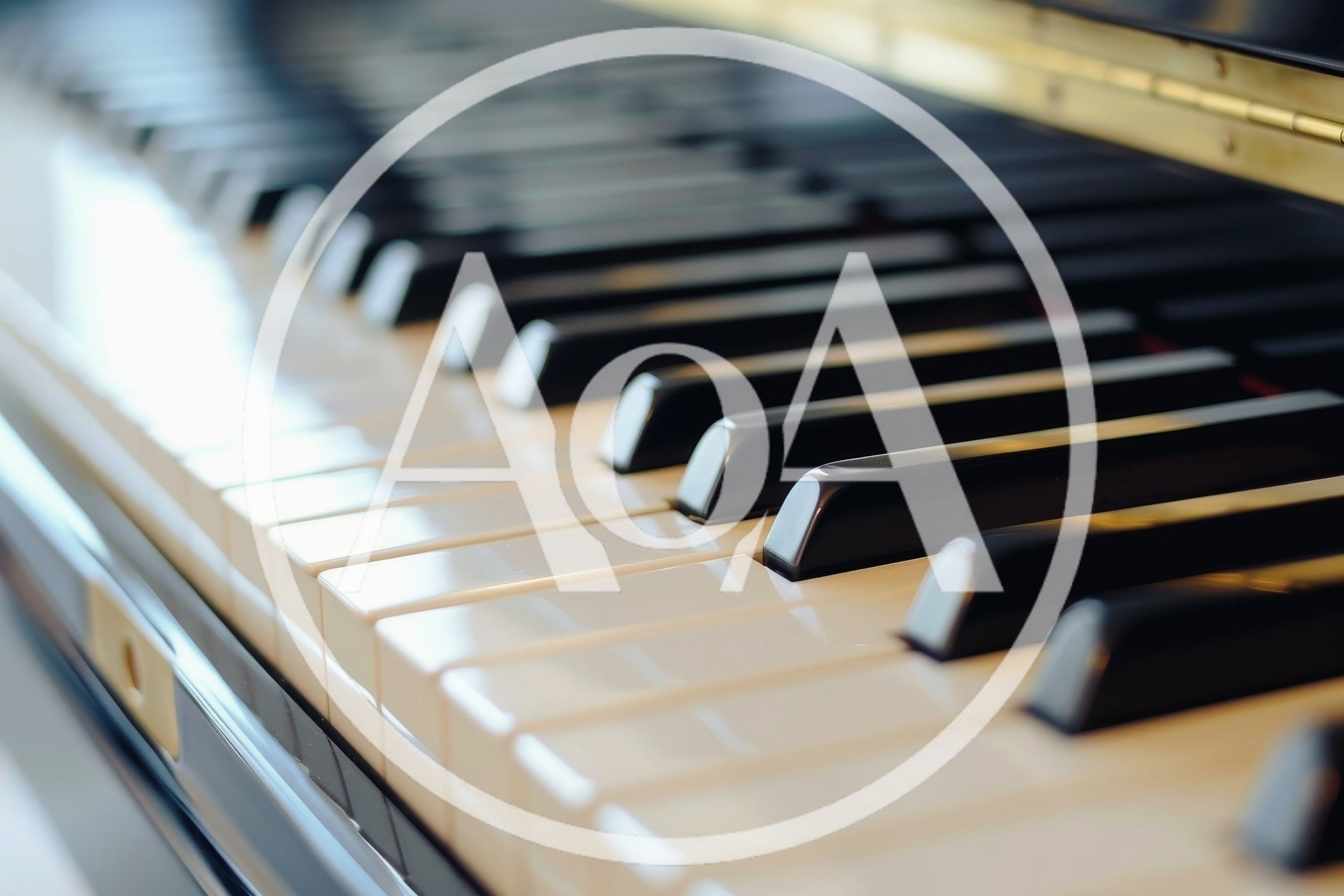 Close Up Of Grand Piano Keys