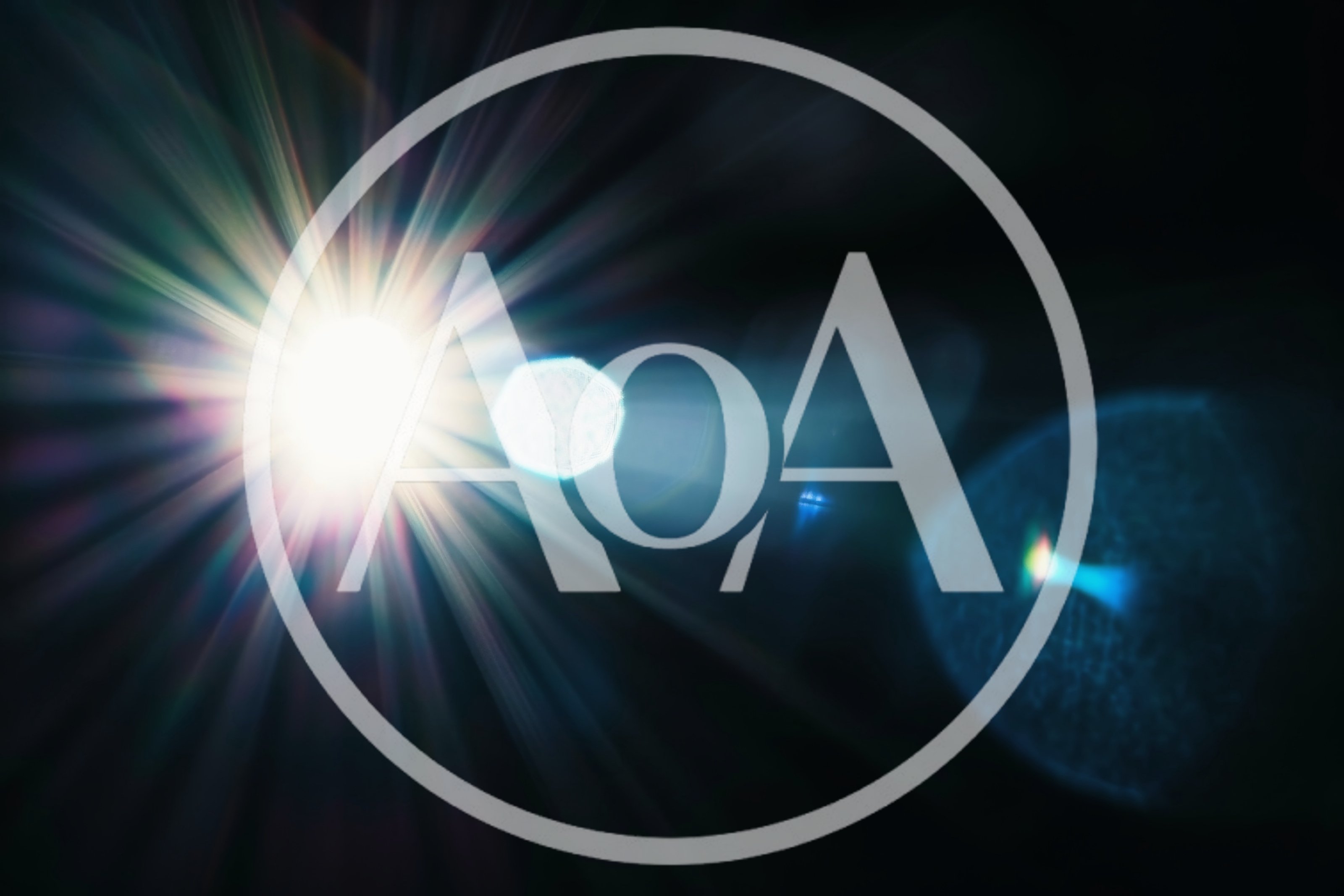 Bright Lens Flare With Hexagonal Bokeh Effect