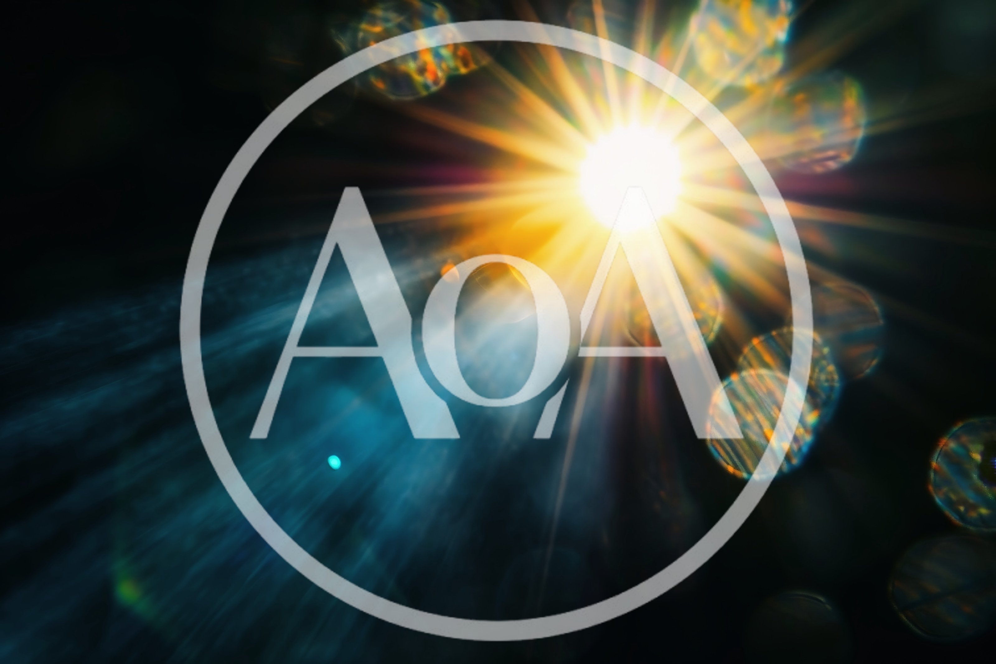 Abstract Light Flare With Bokeh Circles