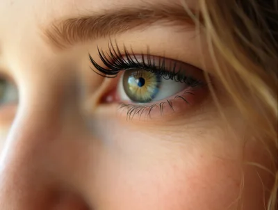 Extreme Close Up Of A Human Eye