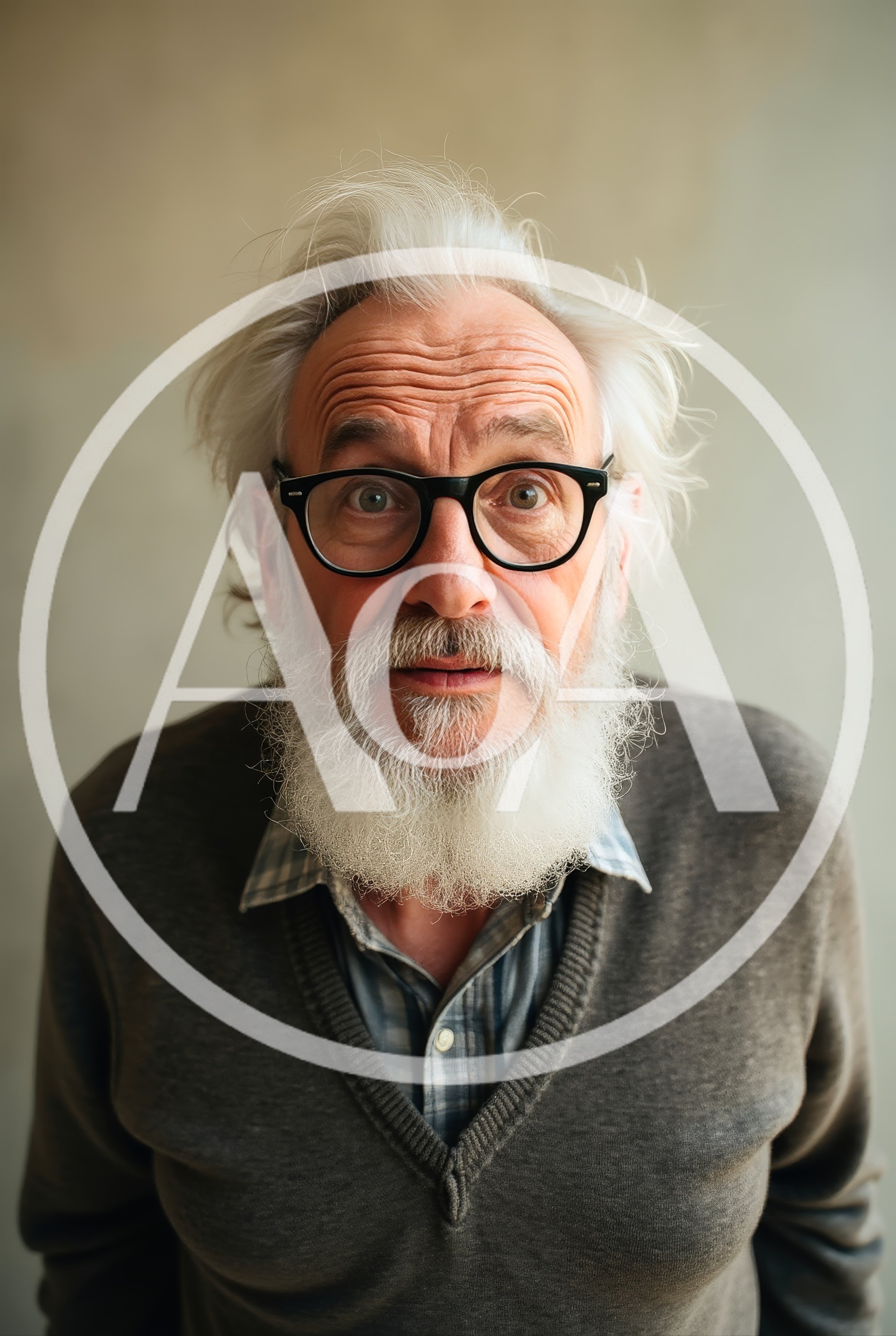 Portrait Of An Elderly Man With A White Beard