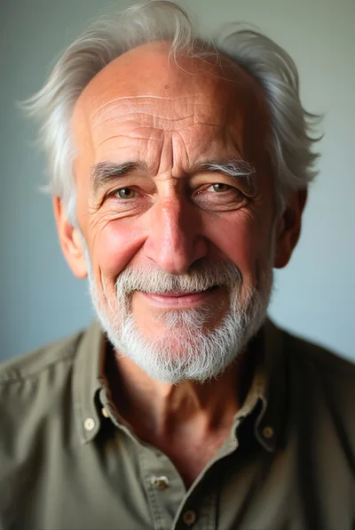 Portrait Of A Smiling Elderly Man