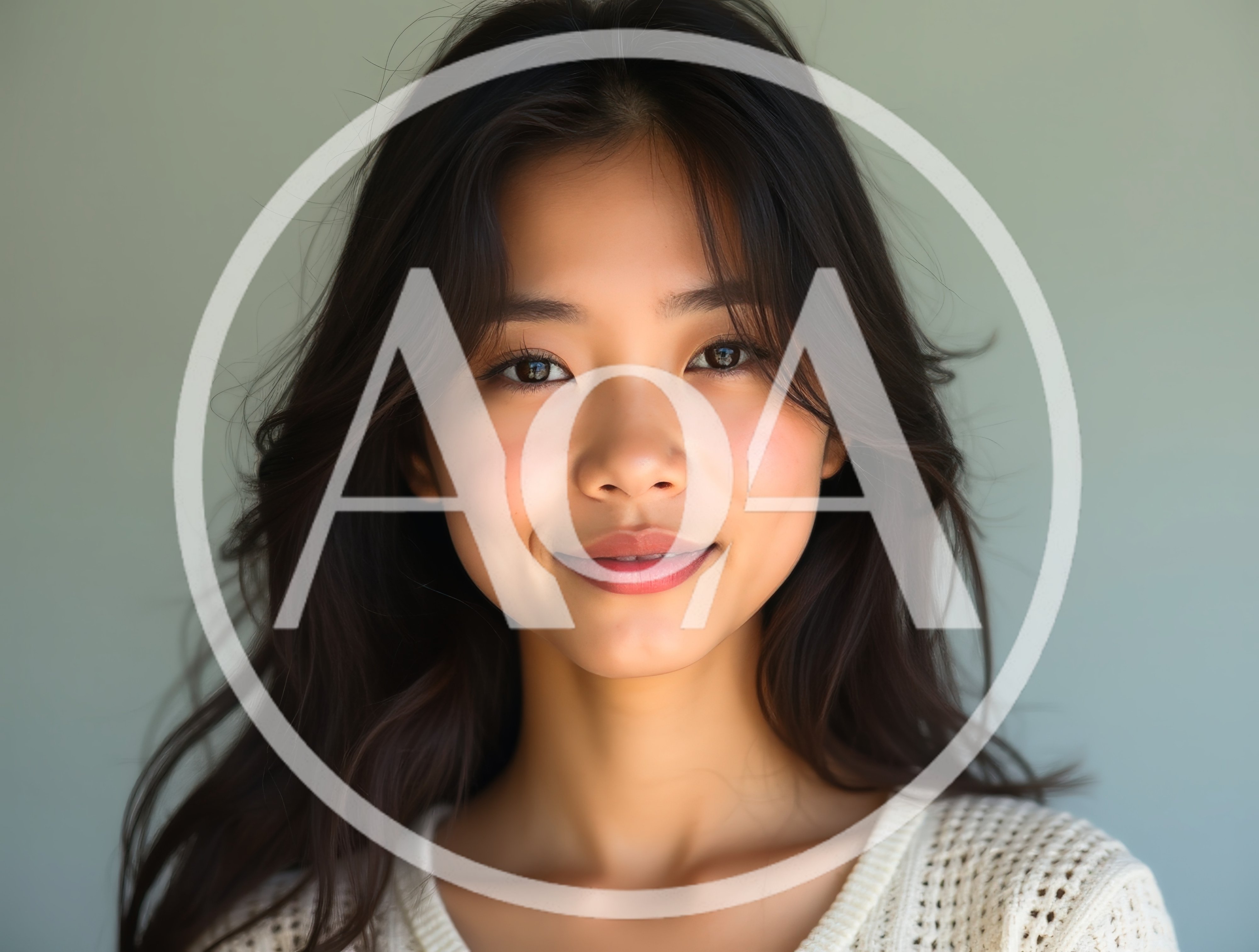 Portrait Of A Young Asian Woman Smiling