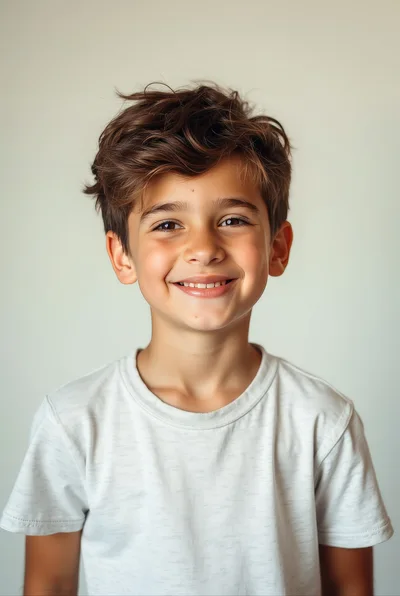 Portrait Of A Smiling Young Boy