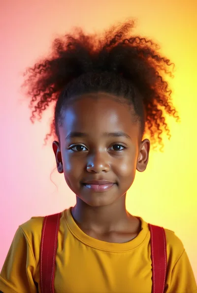 Portrait Of A Young African American Girl