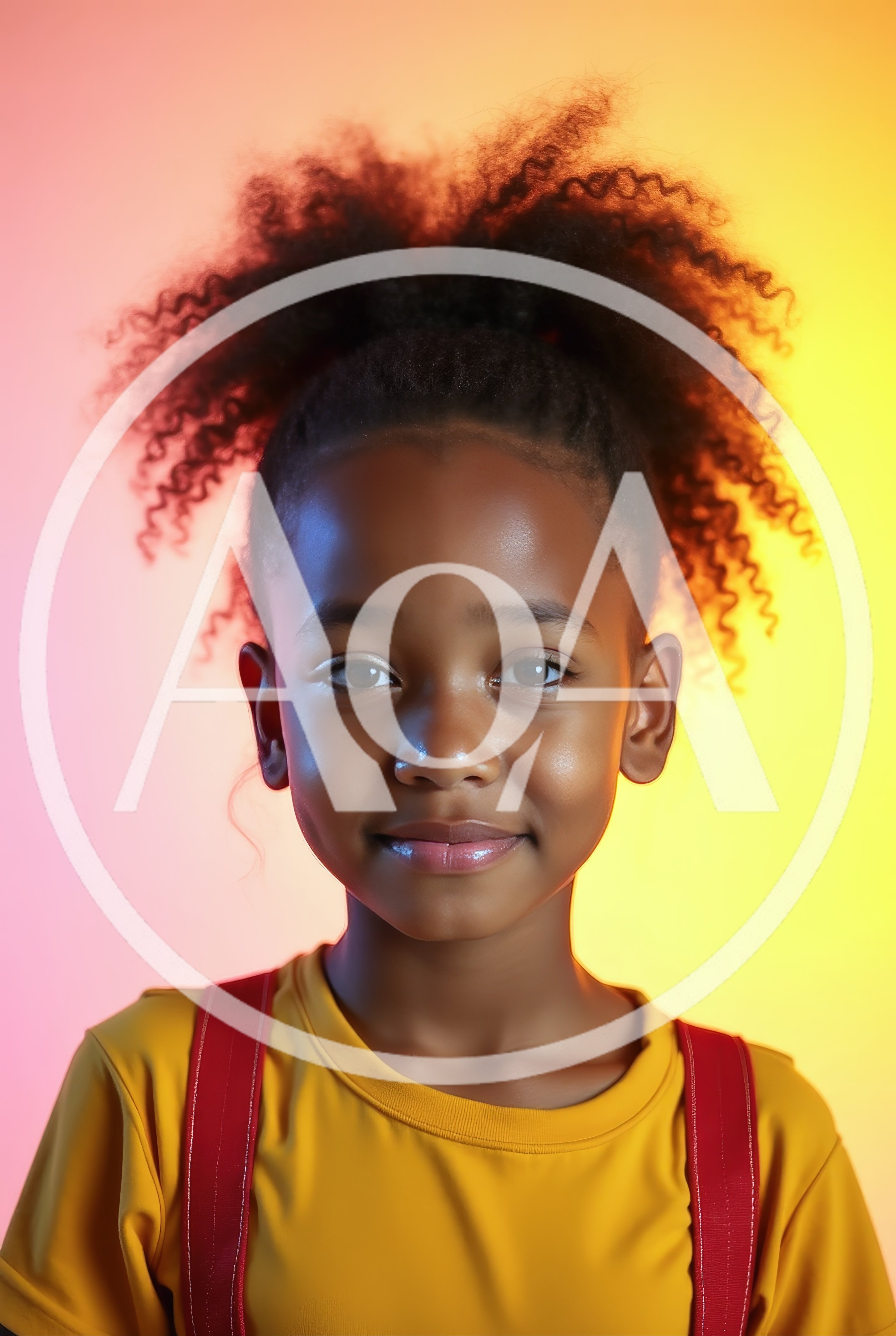Portrait Of A Young African American Girl