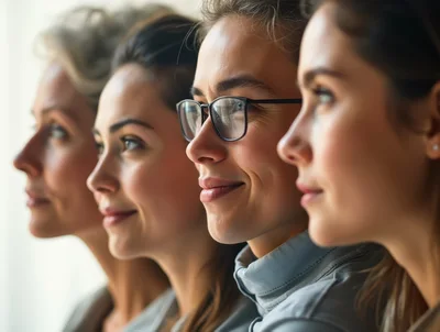 Four Professional Women Standing In A Row