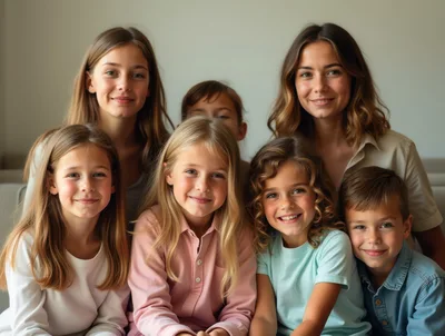 Portrait Of A Happy Multi-Generational Family