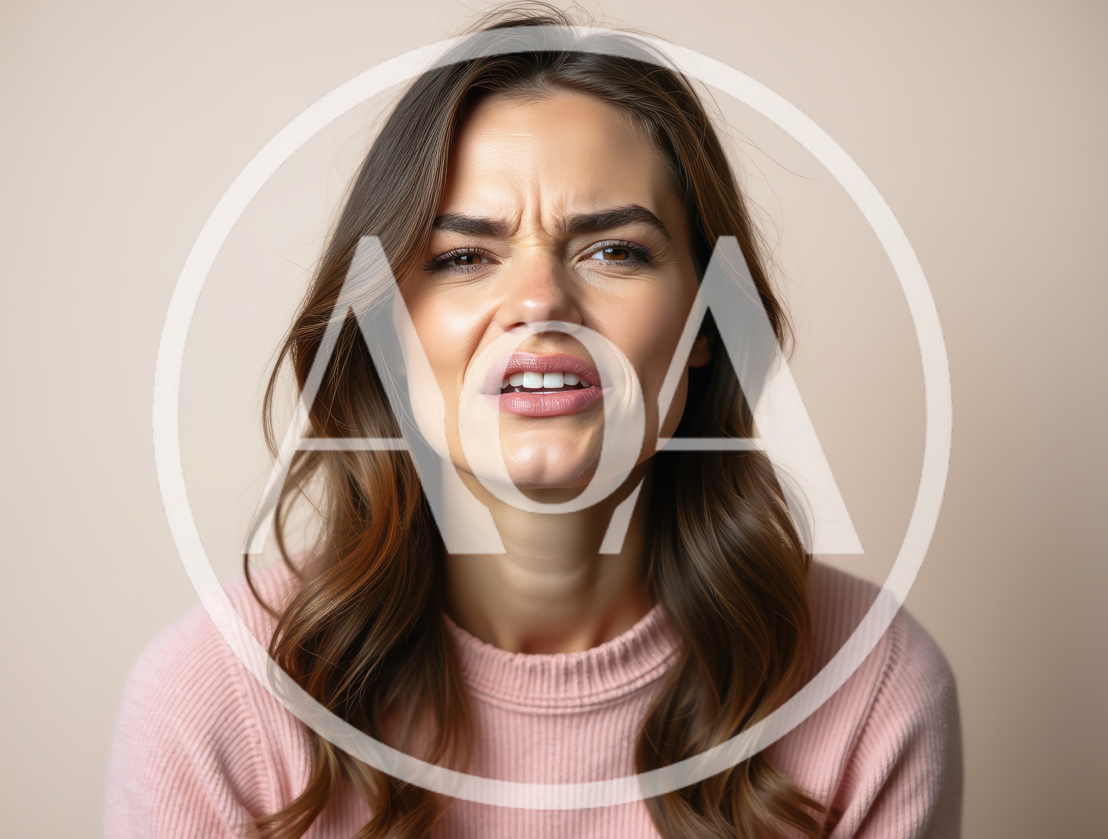 Young Woman Expressing Disgust Or Skepticism