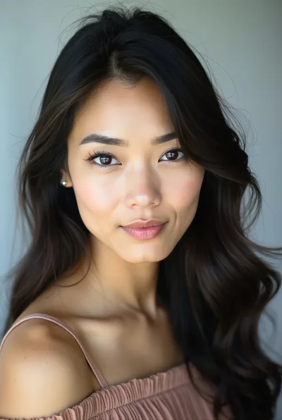 Portrait Of A Beautiful Young Asian Woman