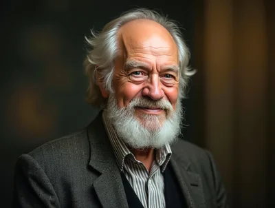 Portrait Of An Elderly Man With A White Beard