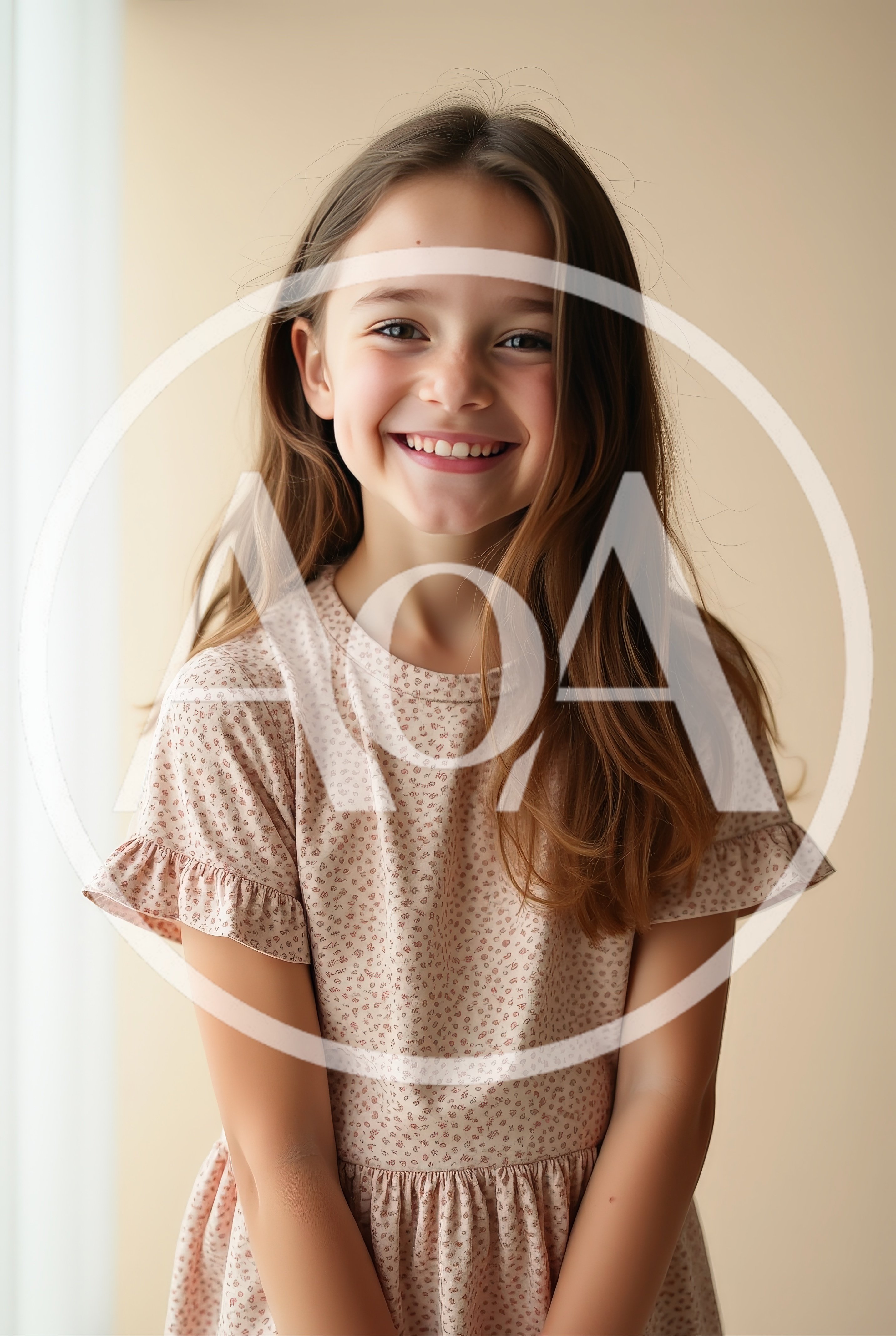 Portrait Of A Smiling Young Girl