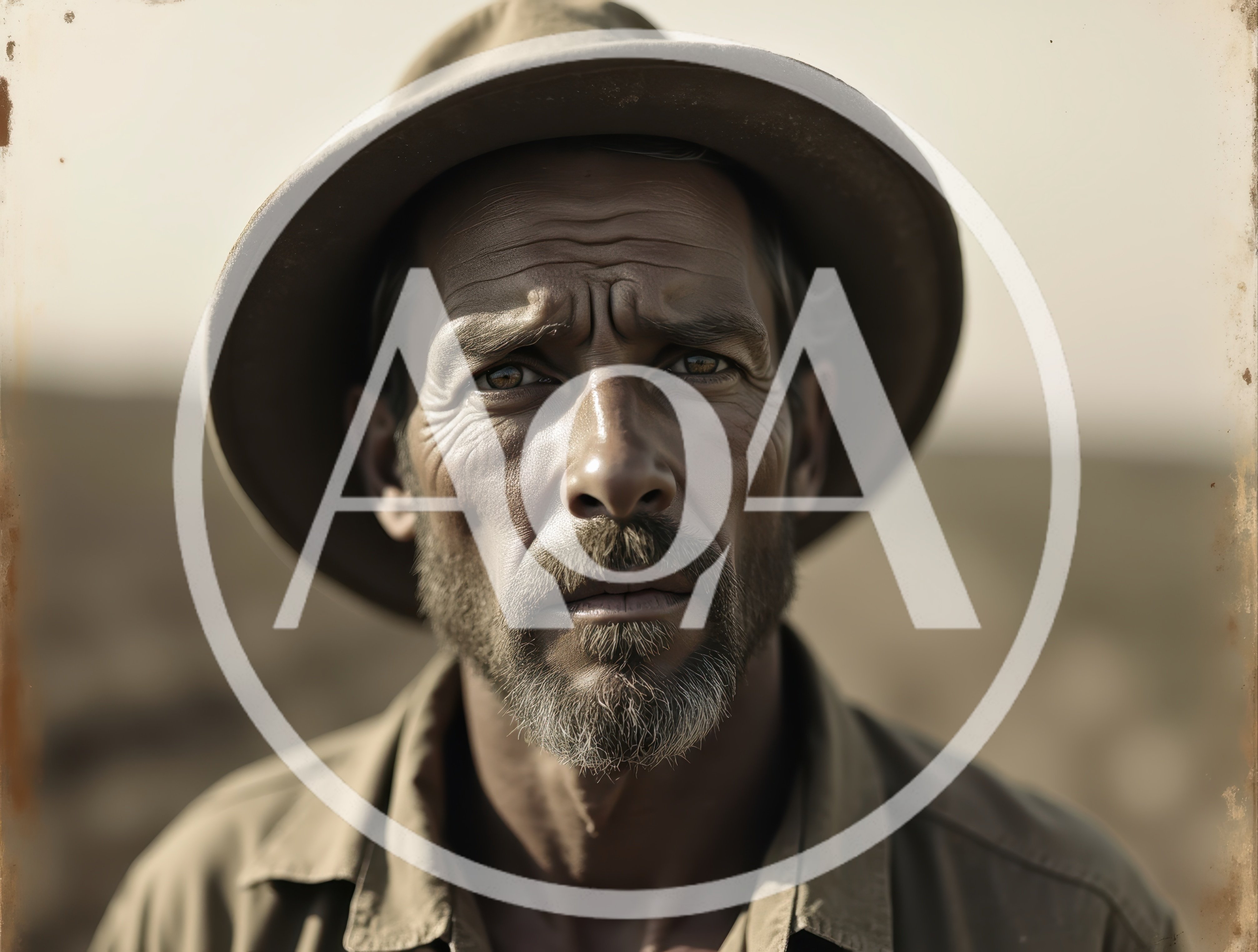 Portrait Of A Weathered Man In A Fedora