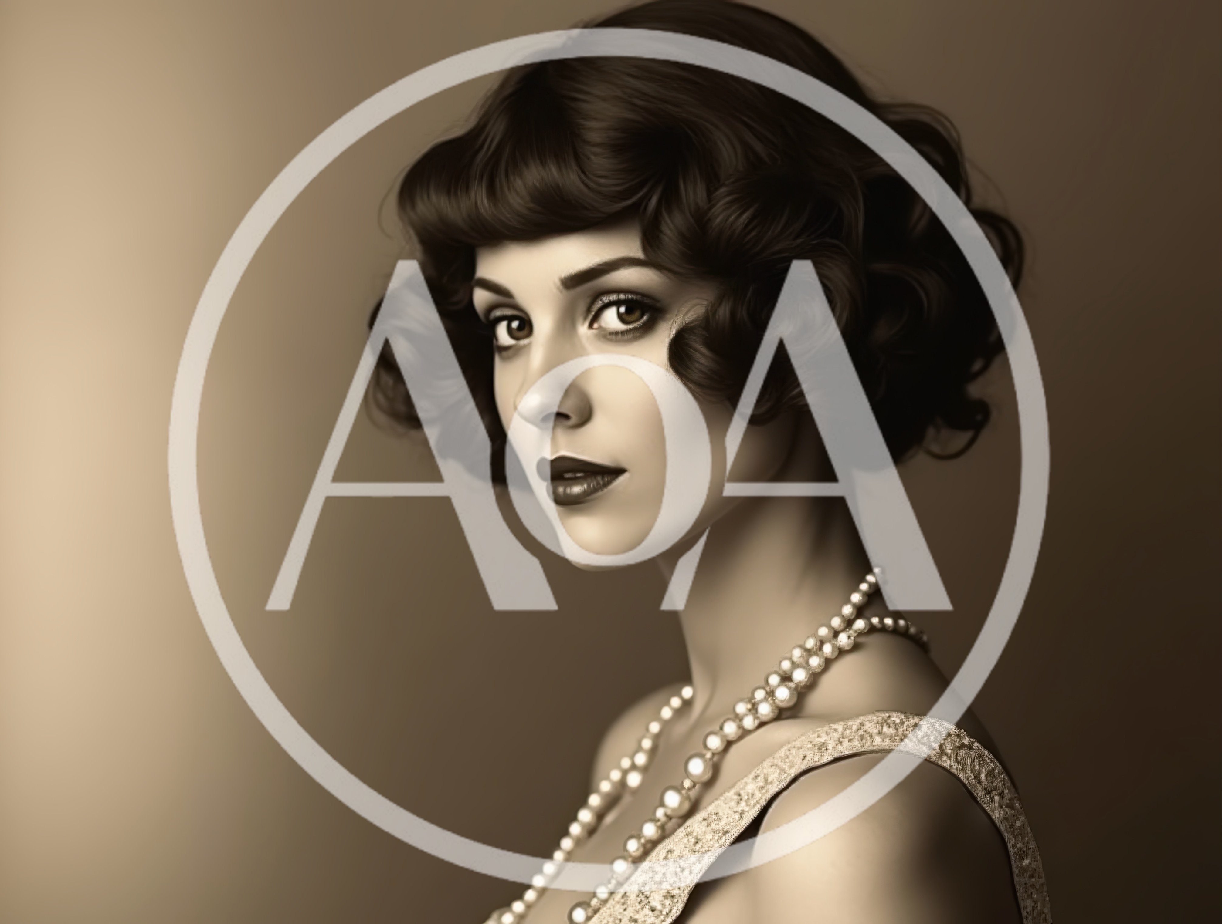 Portrait Of A Woman In 1920s Flapper Style