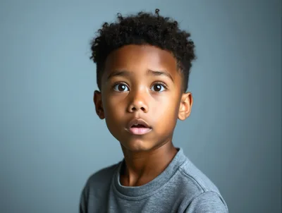 Portrait Of A Young African American Boy