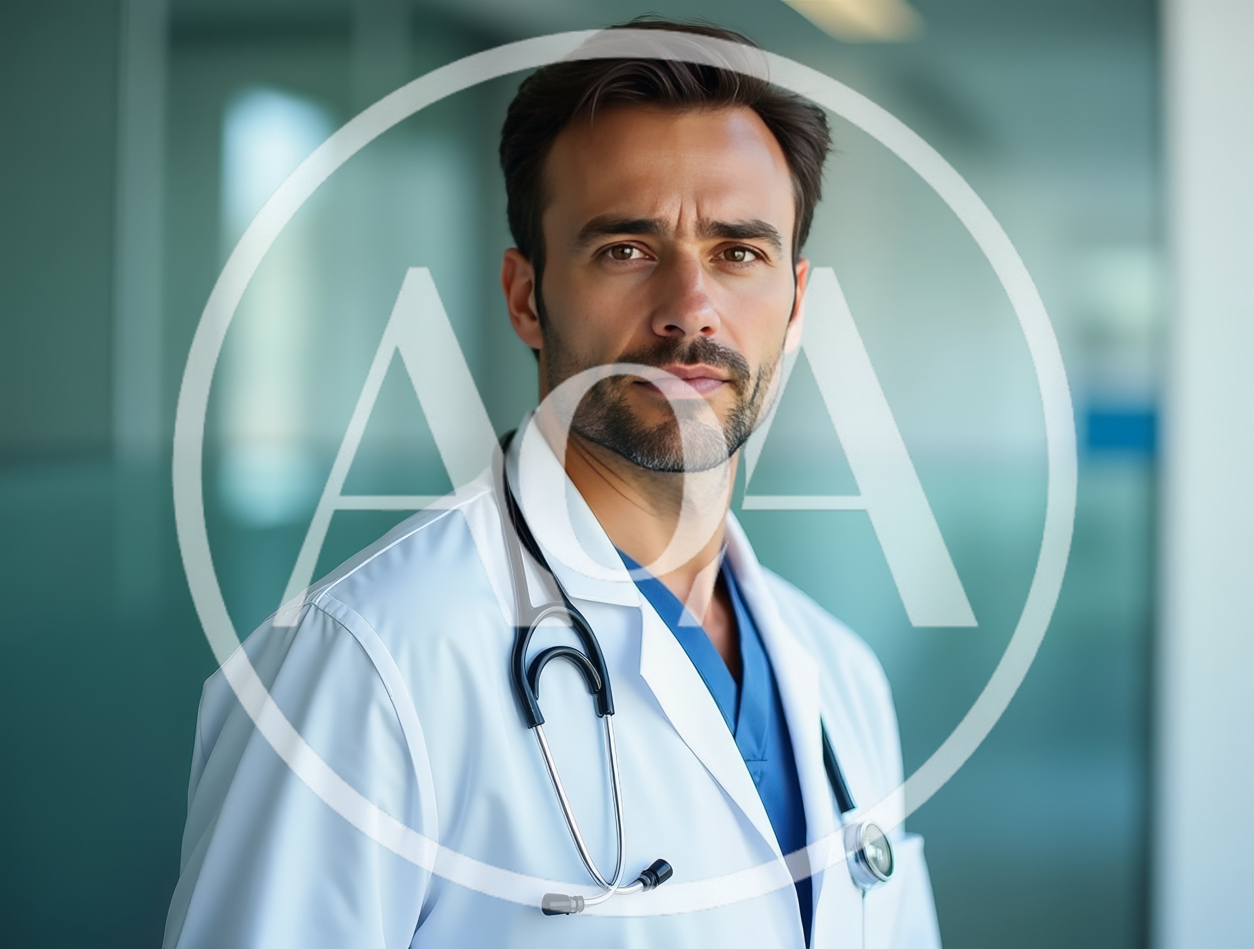 Portrait Of A Professional Male Doctor In Hospital