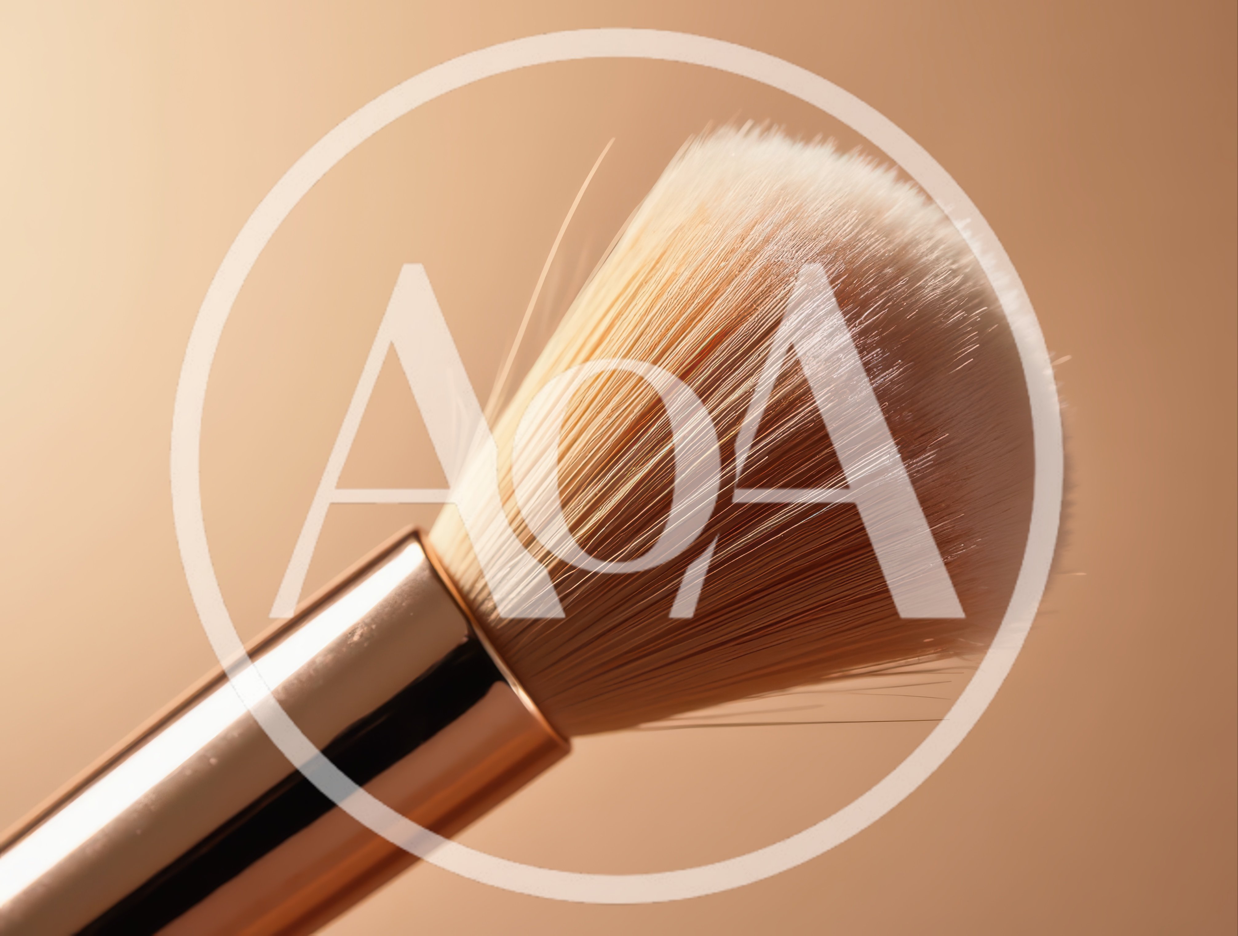 Close Up Of A Soft Makeup Brush