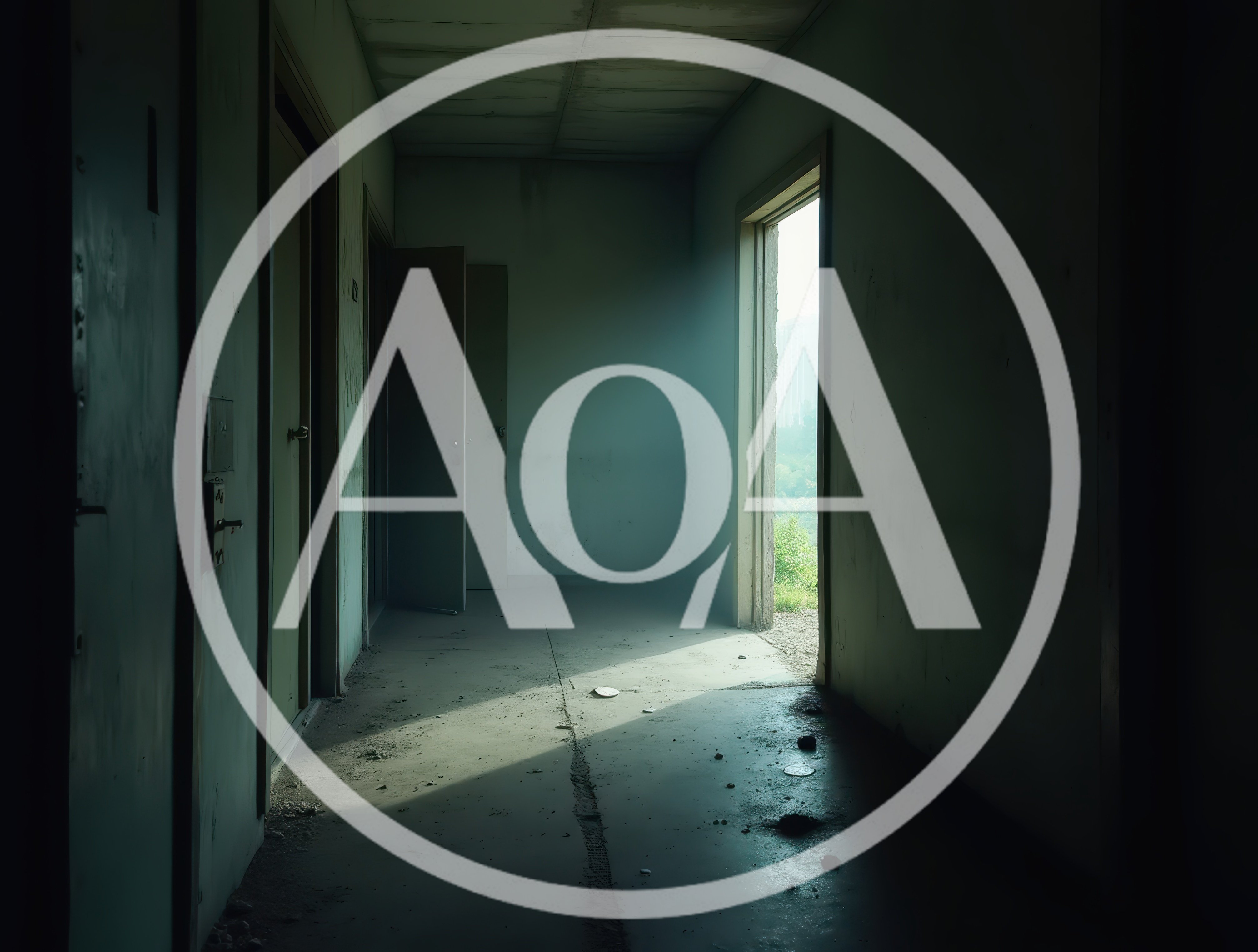 Abandoned Hallway With Open Doorway And Natural Light