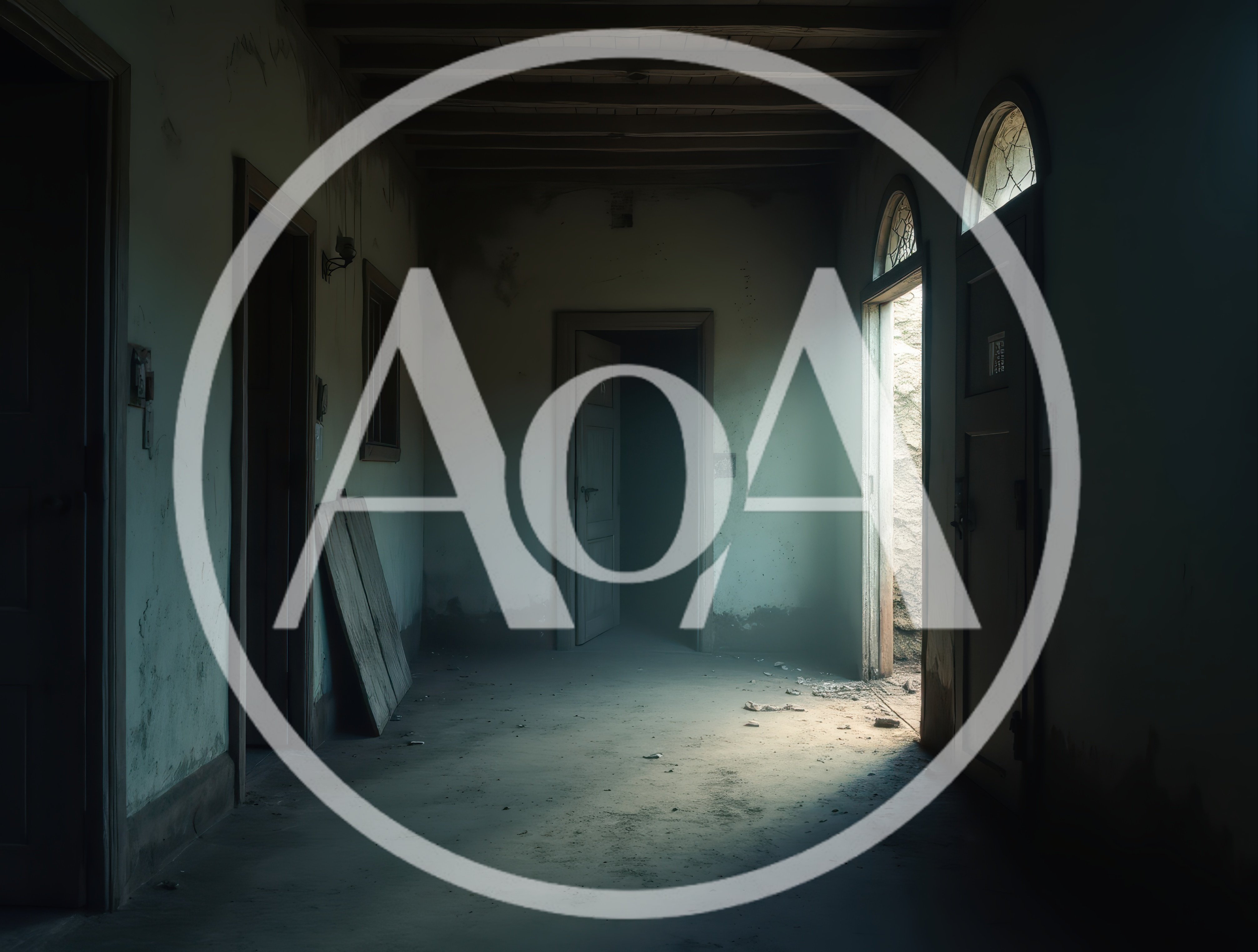 Abandoned Hallway With Open Doorway And Natural Light